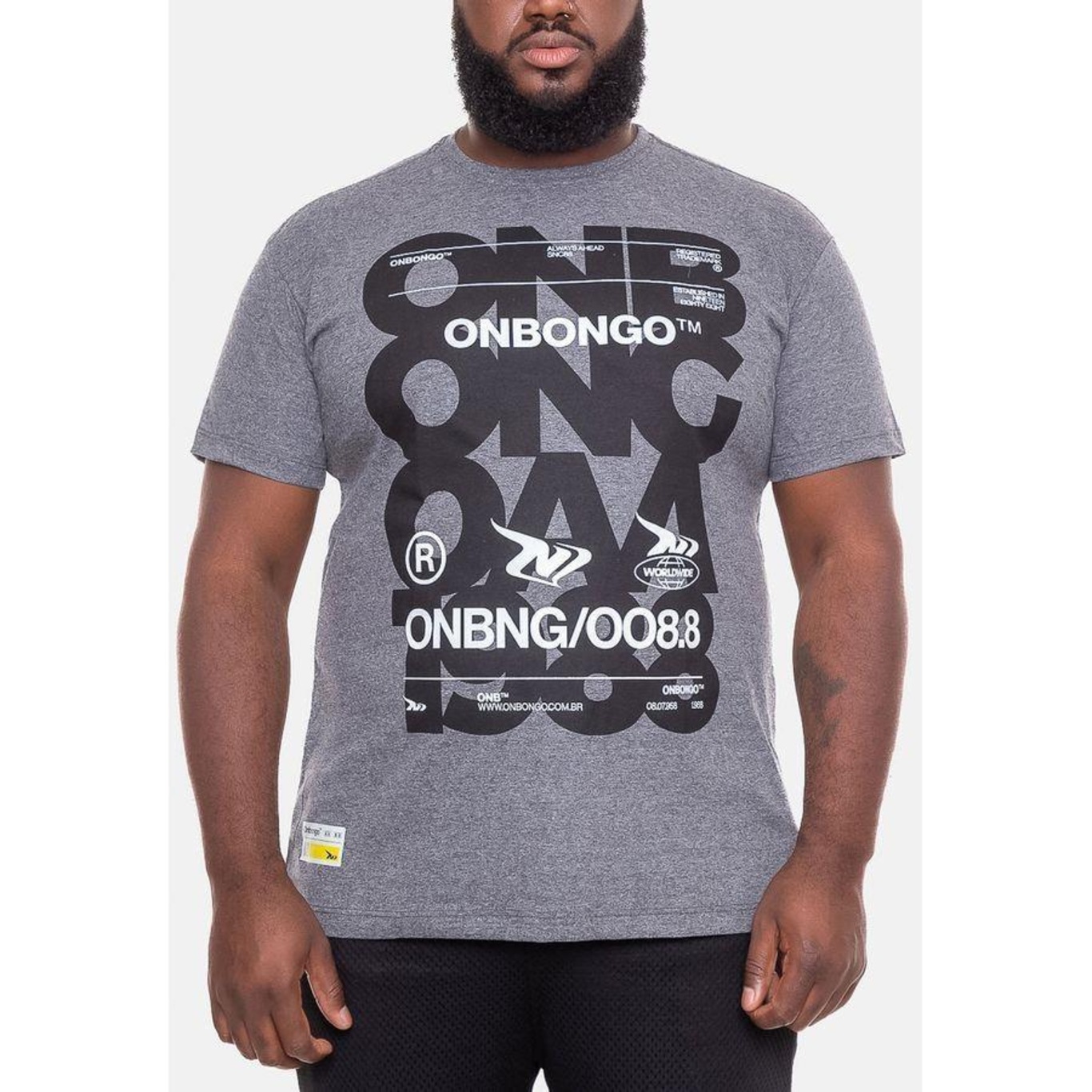 Camiseta John John Logo Grafite - Faz a Boa!