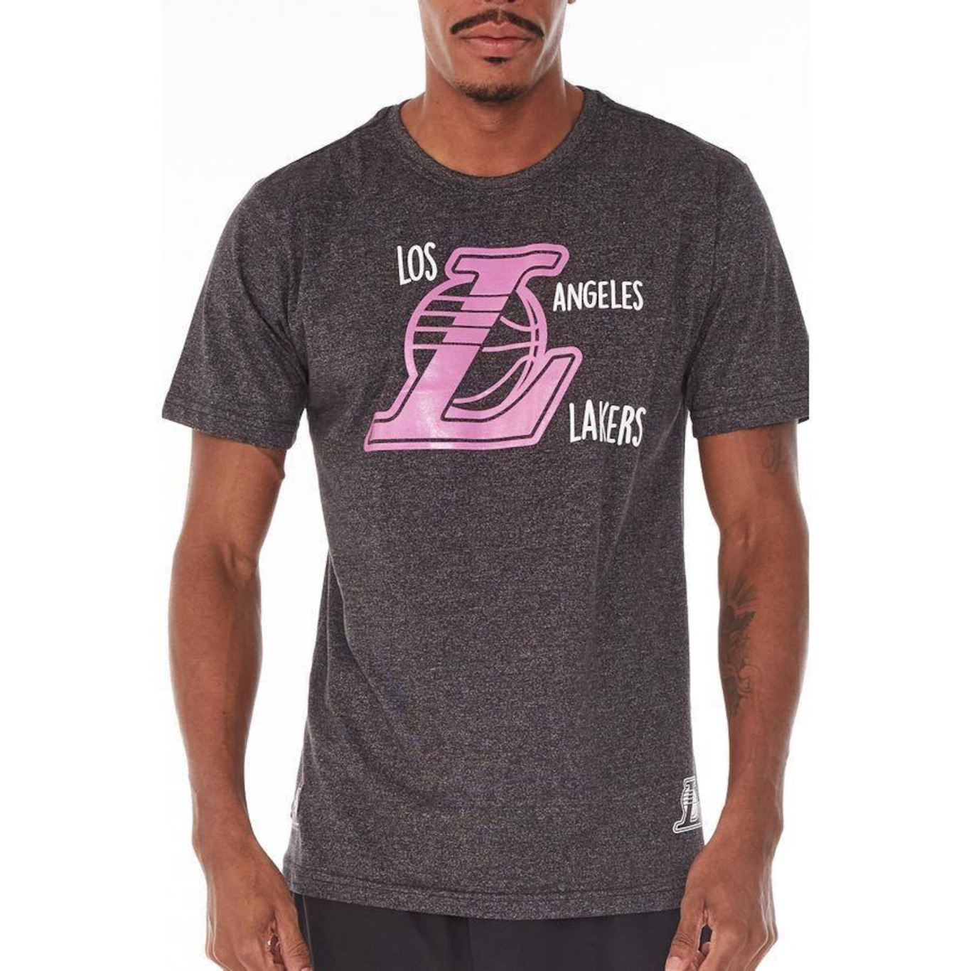 Camiseta NBA Especial Los Angeles Lakers - Masculina - Foto 2