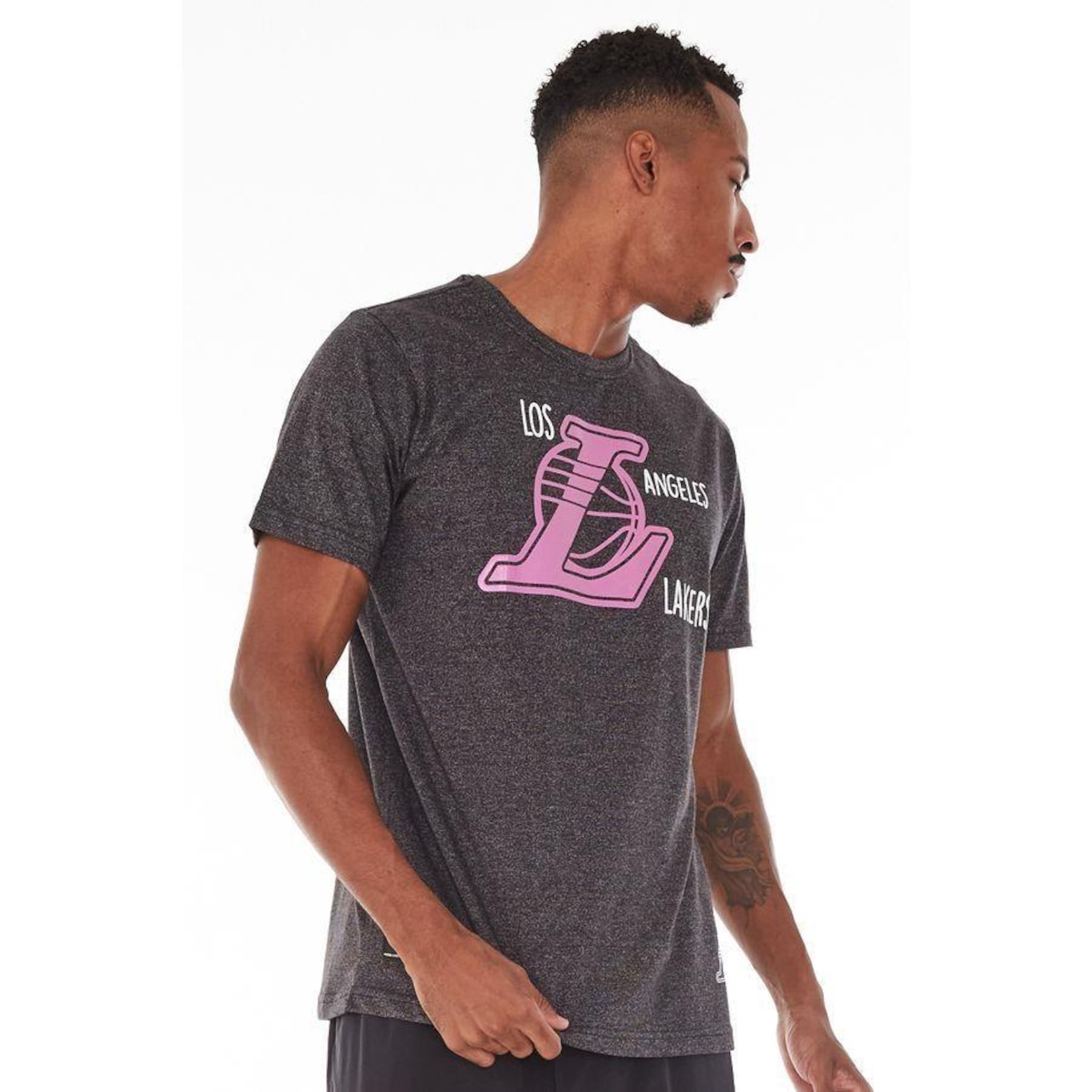 Camiseta NBA Especial Los Angeles Lakers - Masculina - Foto 3