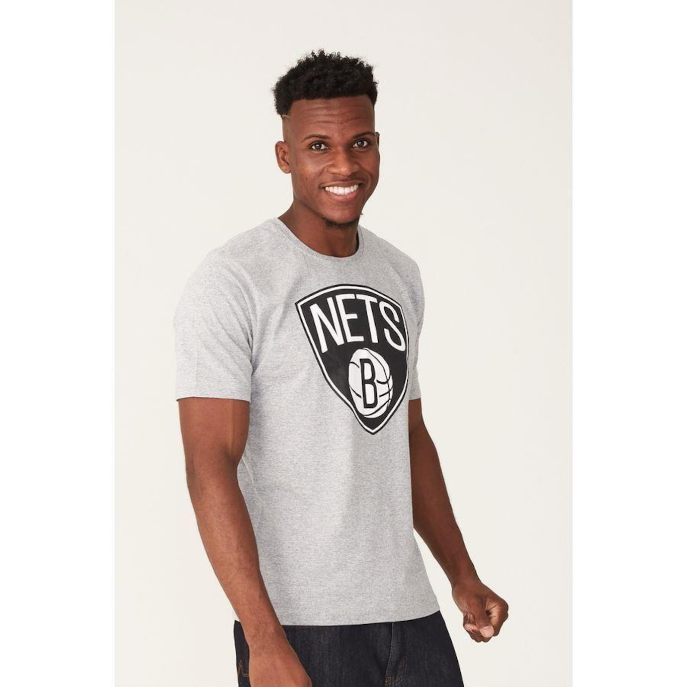 Camiseta NBA Estampada Brooklyn Nets - Masculina - Foto 1