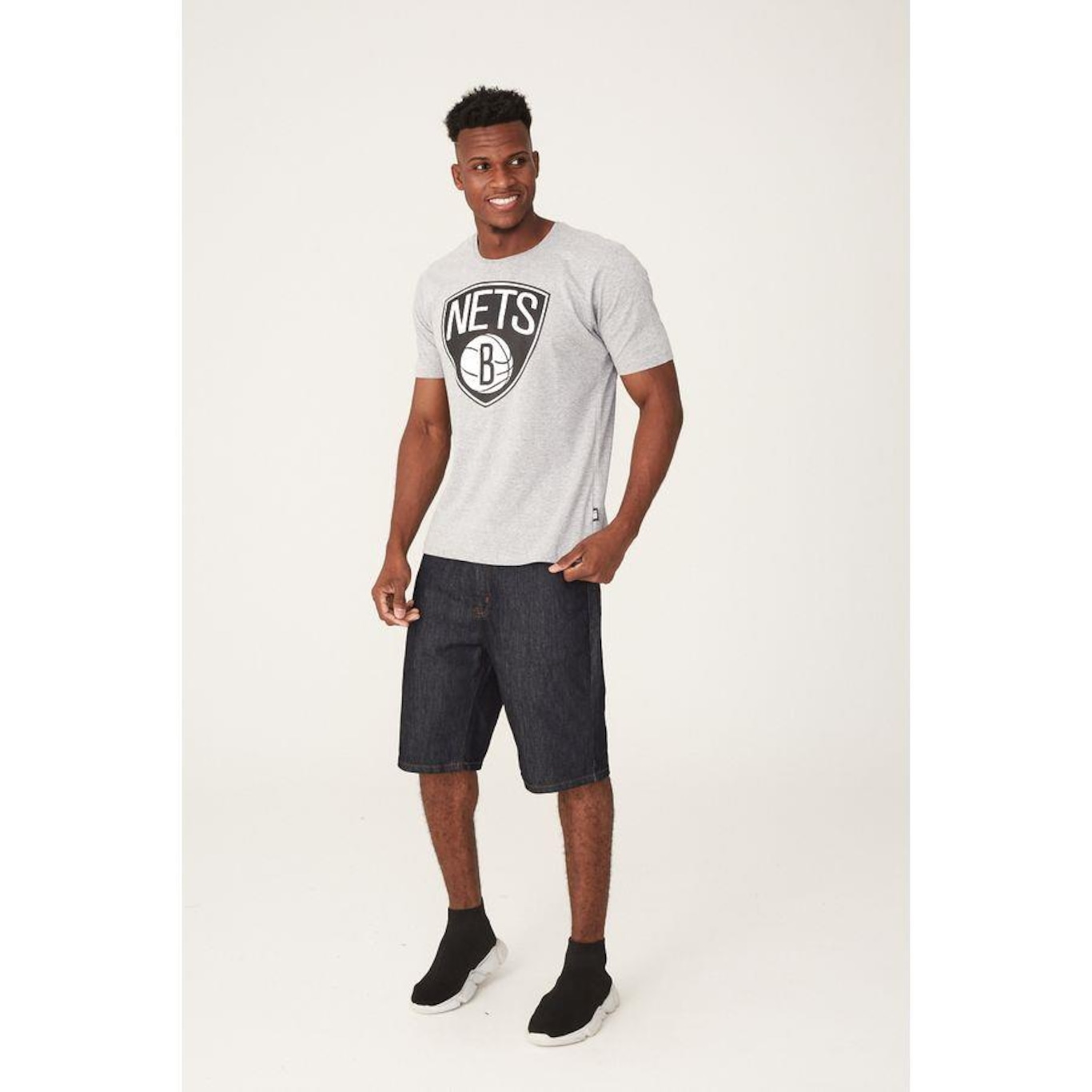 Camiseta NBA Estampada Brooklyn Nets - Masculina - Foto 5