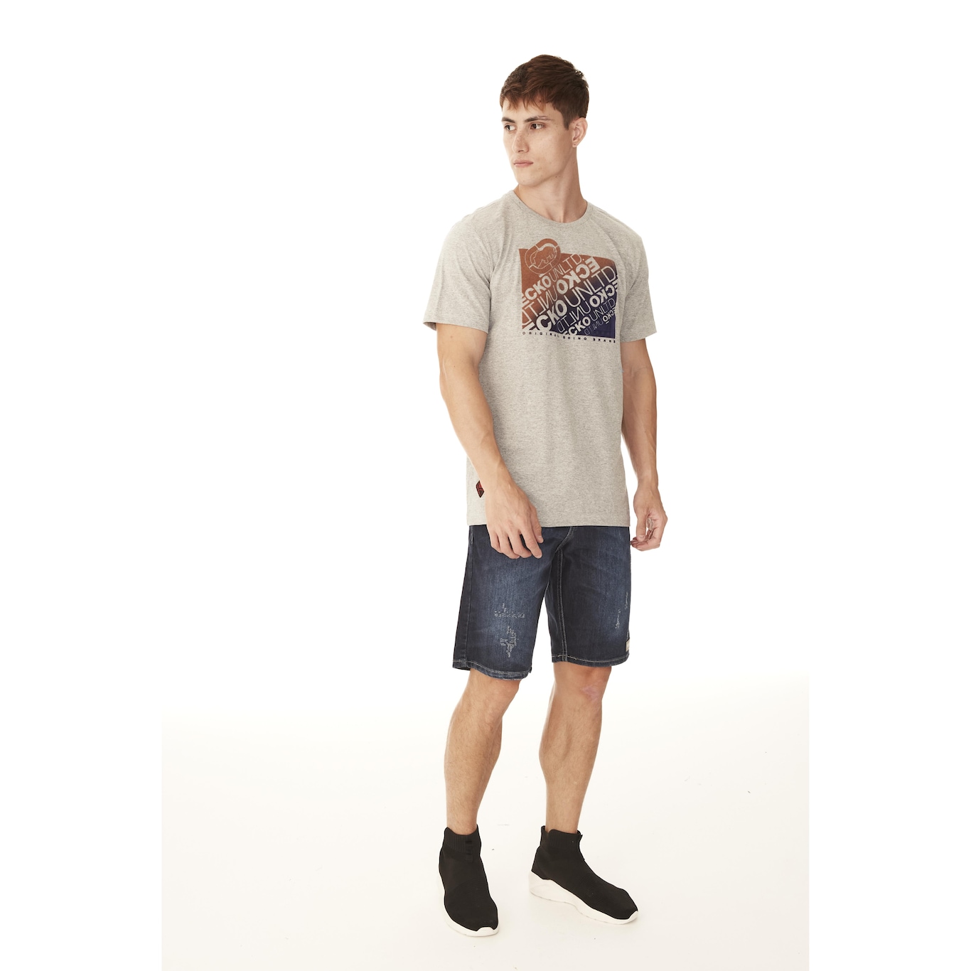 Camiseta Ecko Estampada - Masculina - Foto 5