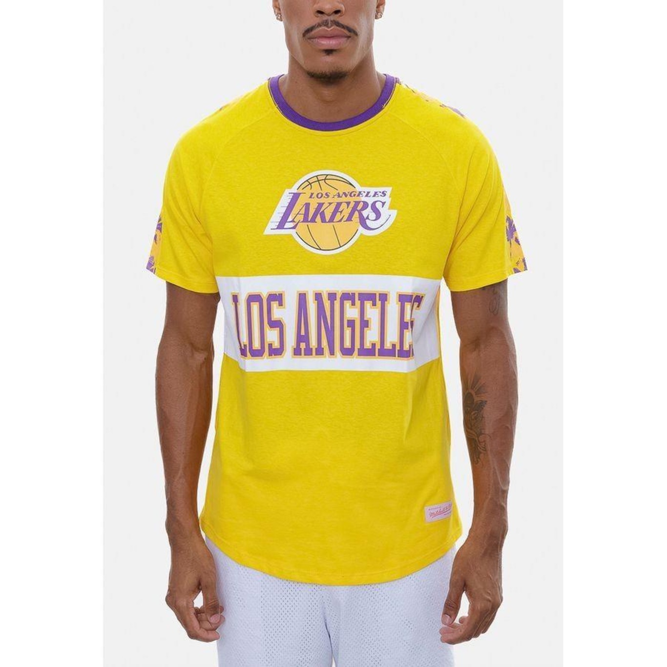 Camiseta Mitchell & Ness Especial Los Angeles Lakers - Masculina - Foto 3