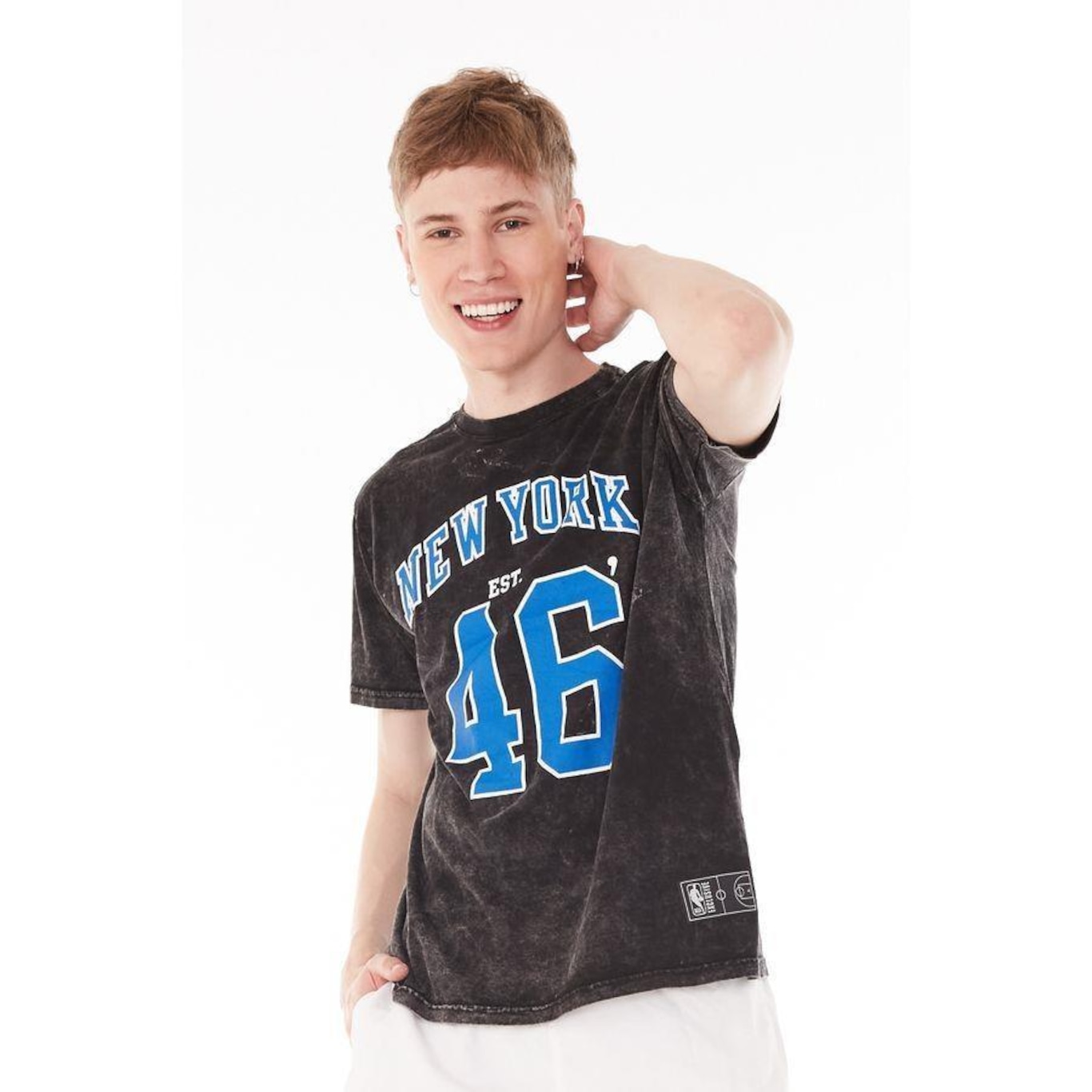 Camiseta NBA Especial New York Knicks - Masculina - Foto 1