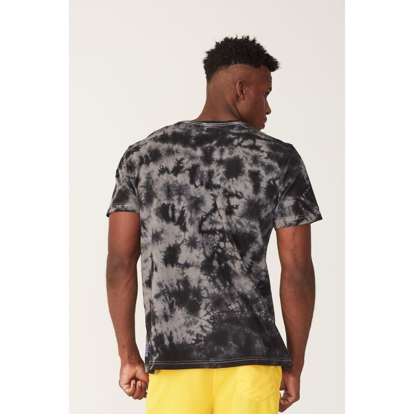 Camiseta NBA Estampada Los Angeles Lakers Tie Dye - Masculina - Foto 3