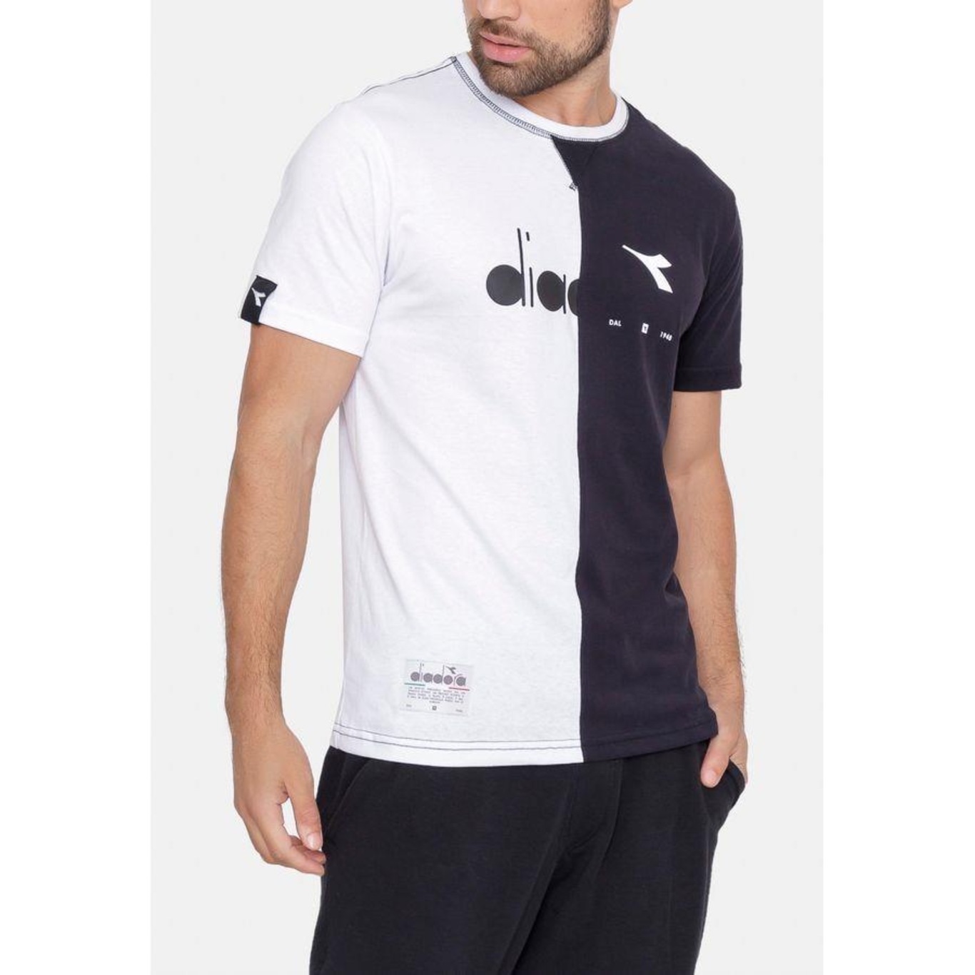 Camiseta John John Half Logo Masculina Branca - Branco