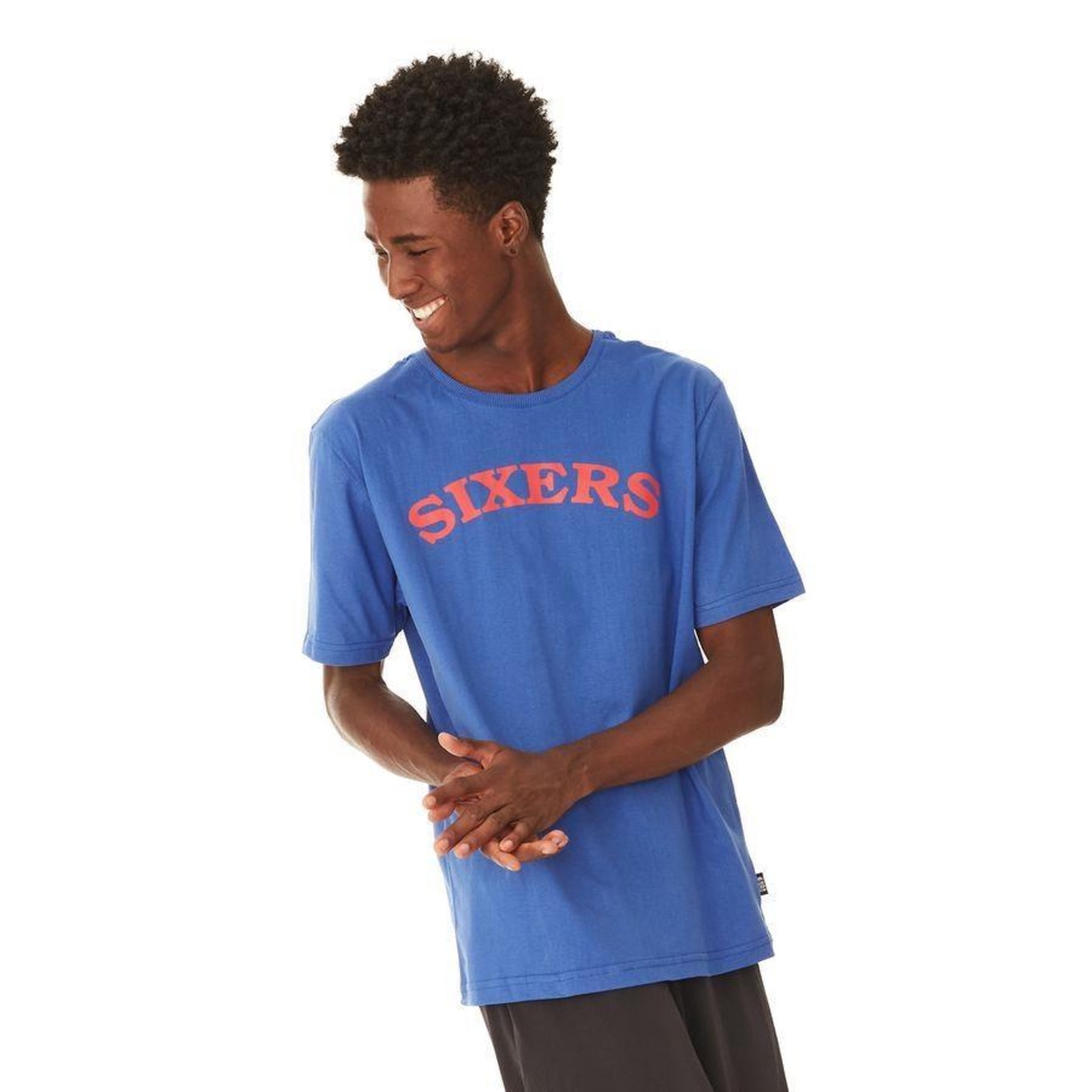 Camiseta NBA Estampada Philadelphia 76ers - Masculina - Foto 2