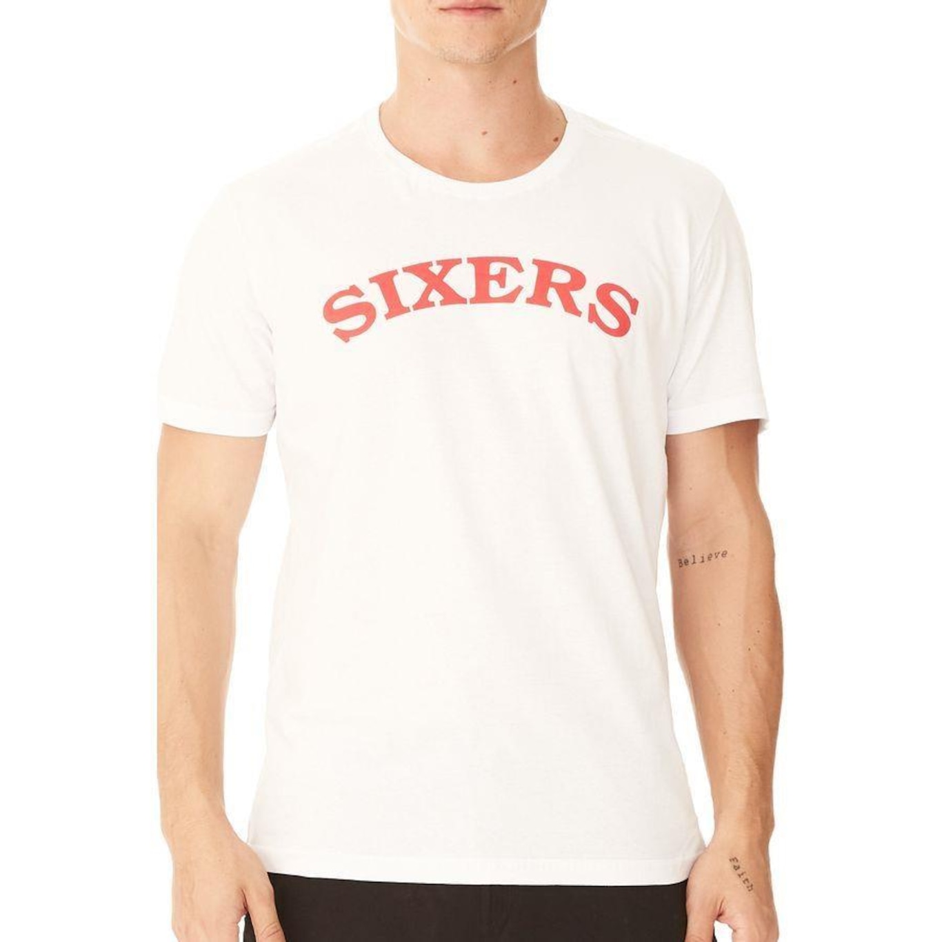 Camiseta NBA Estampada Philadelphia 76ers - Masculina - Foto 2