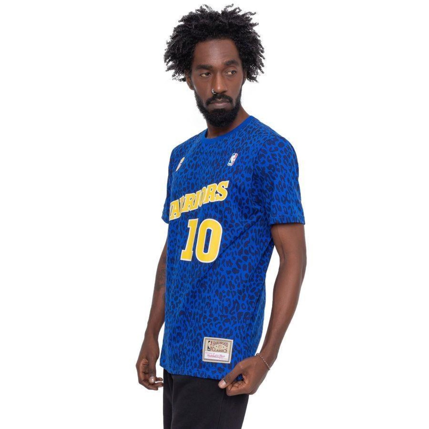 Camiseta Mitchell & Ness Especial Golden State Warriors Tim Hardaway - Masculina - Foto 2