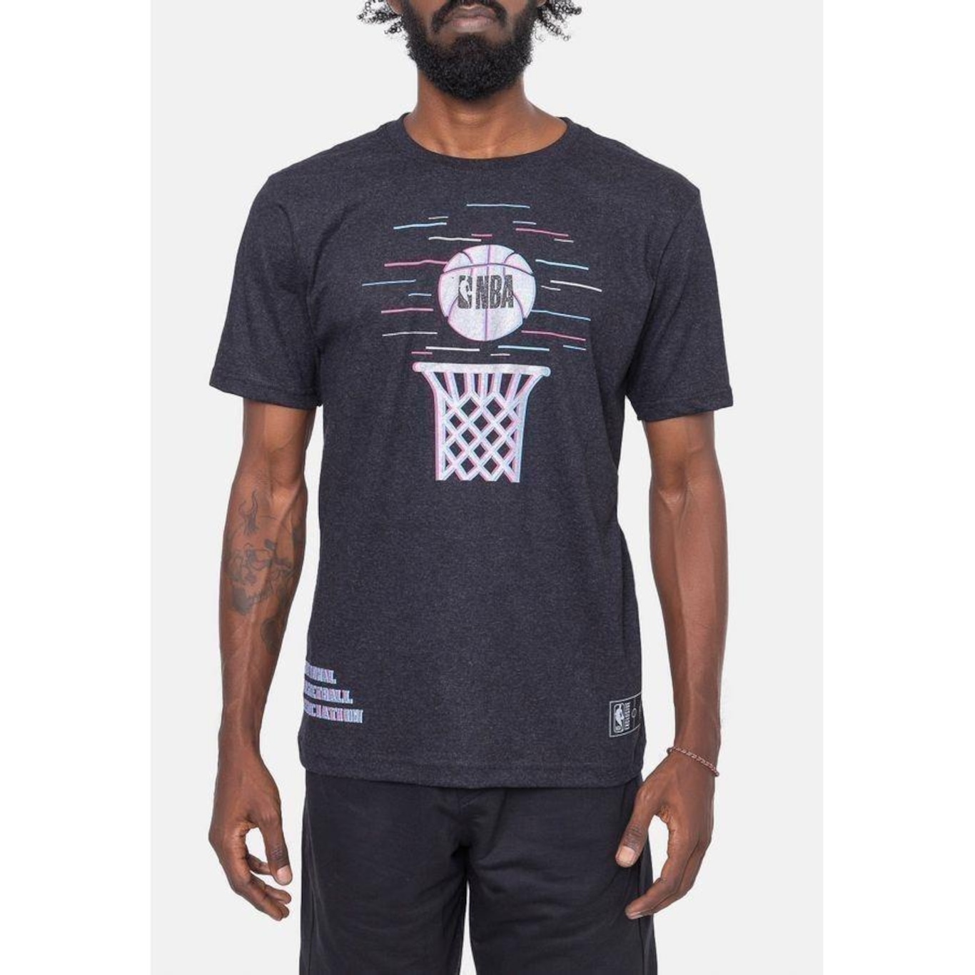 Camiseta Nba Basket Hoop - Masculina - Foto 4