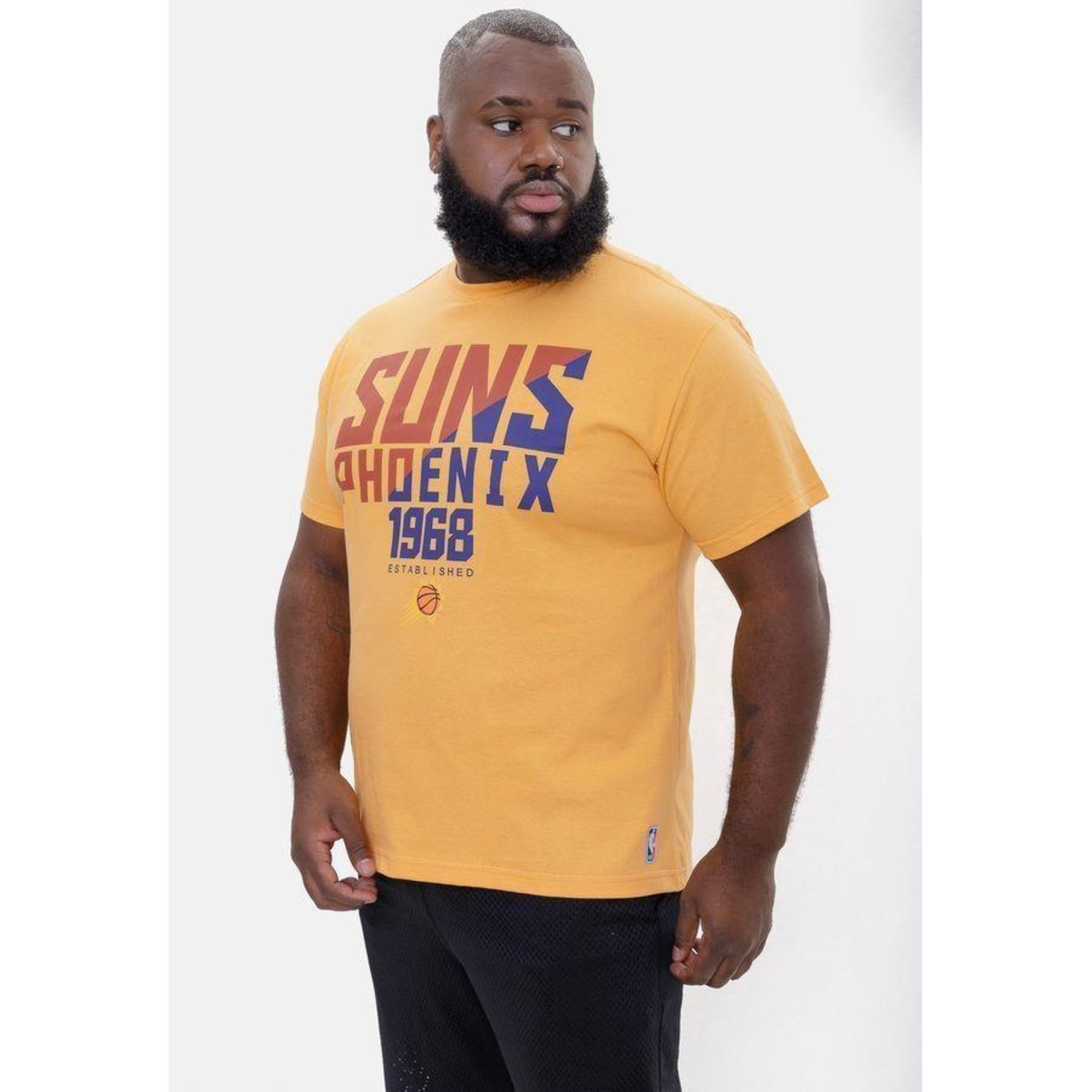 Camiseta Nba Plus Size Spotlight Phoenix Suns - Masculina - Foto 2