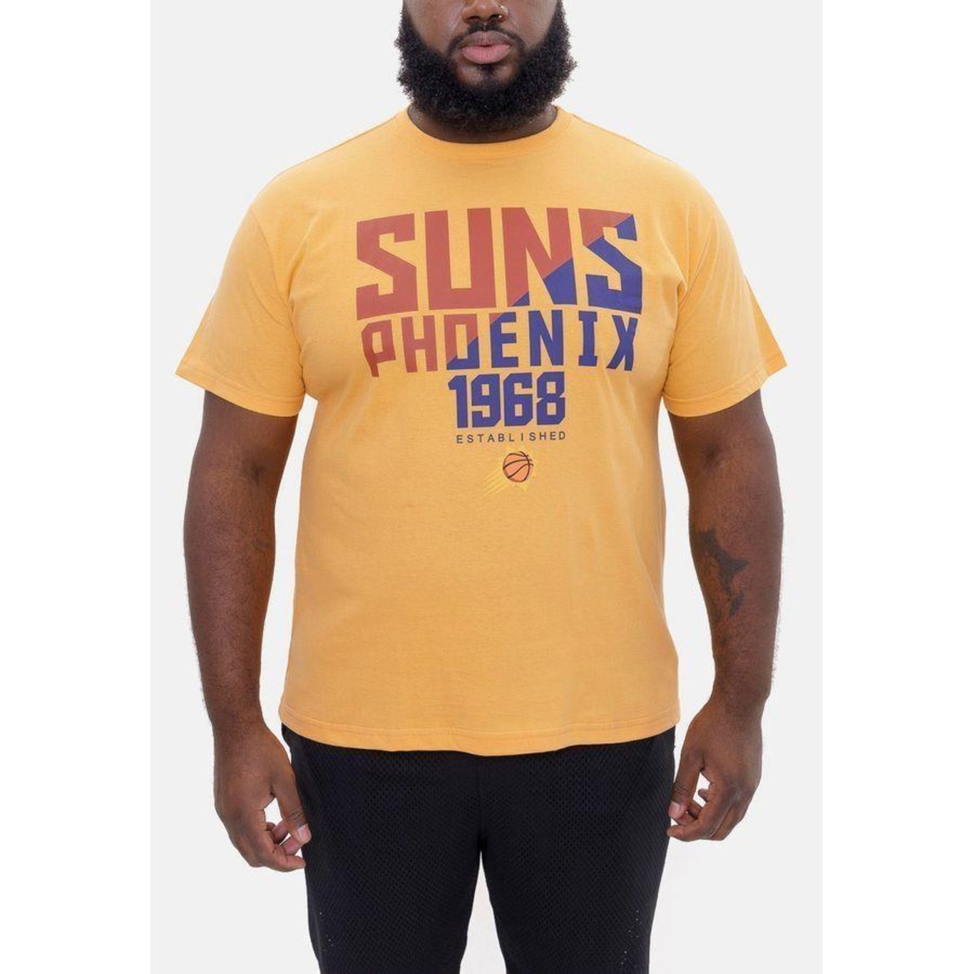 Camiseta Nba Plus Size Spotlight Phoenix Suns - Masculina - Foto 4