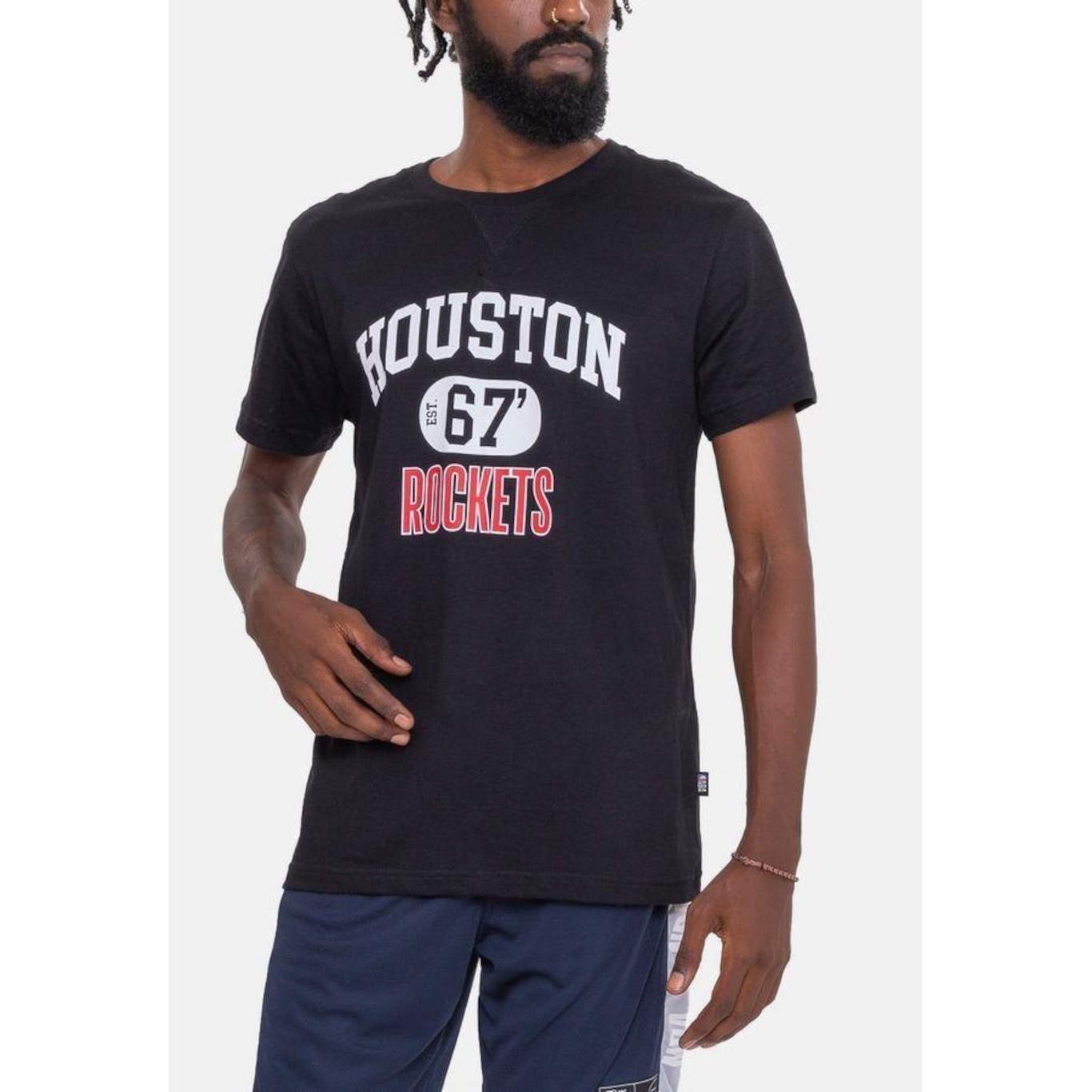 Camiseta NBA College Team Houston Rockets - Masculina - Foto 1