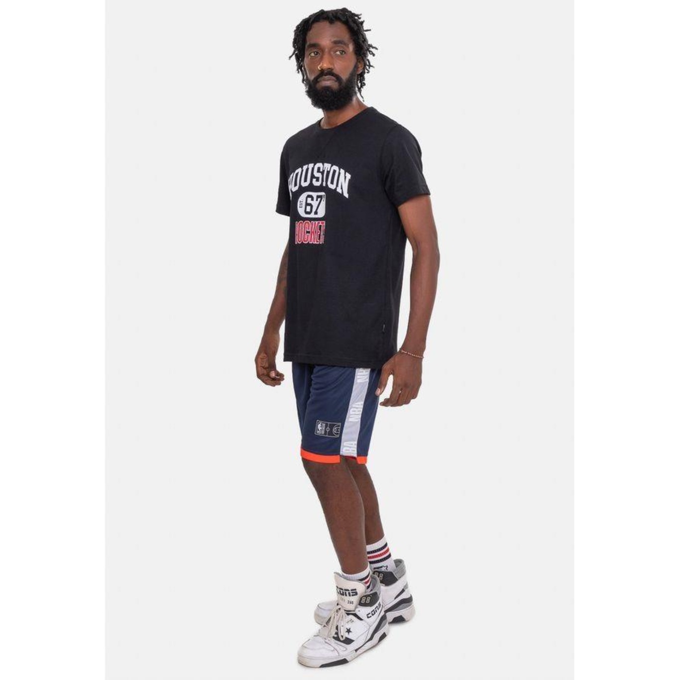 Camiseta NBA College Team Houston Rockets - Masculina - Foto 4