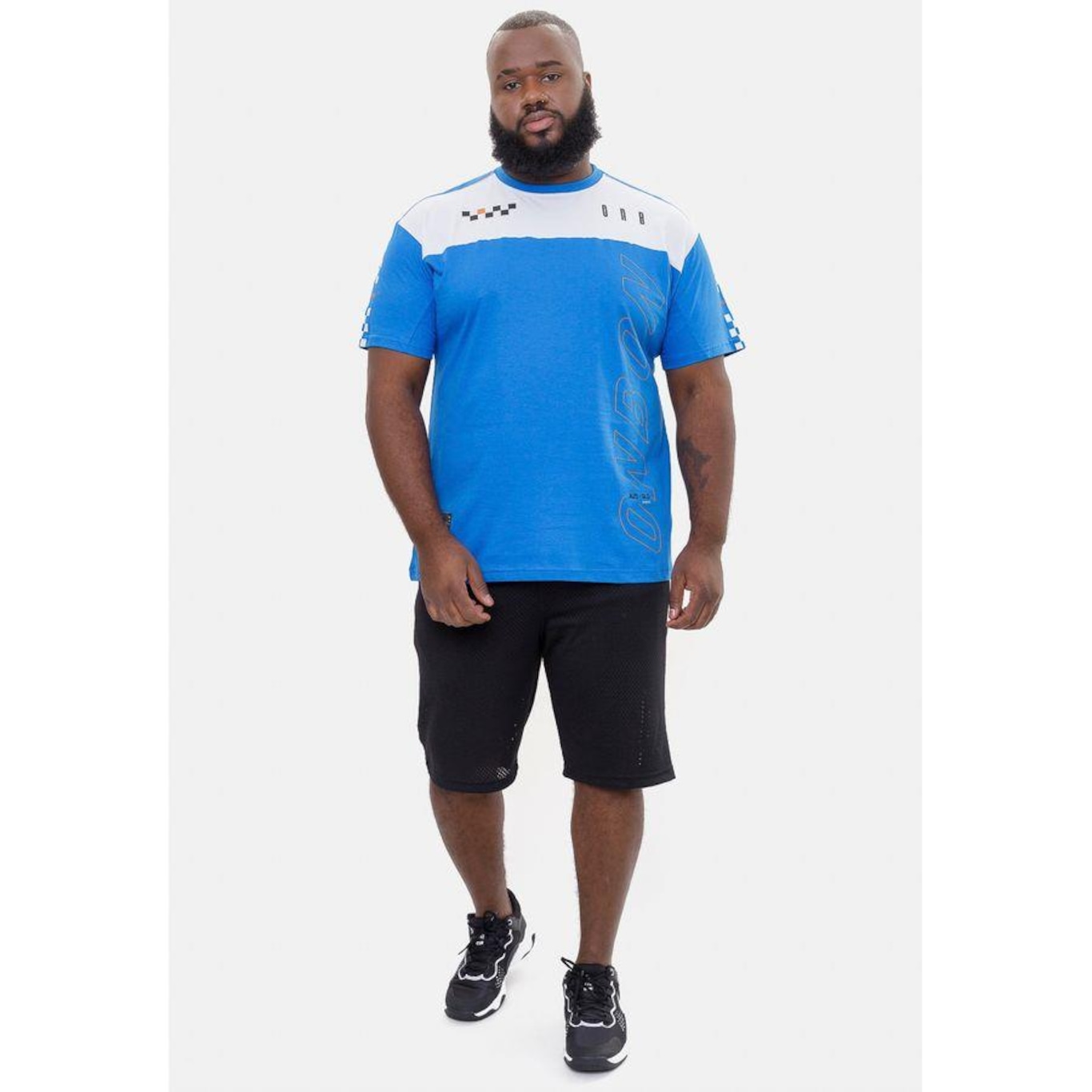 Camiseta Onbongo Plus Size Gym- Masculina