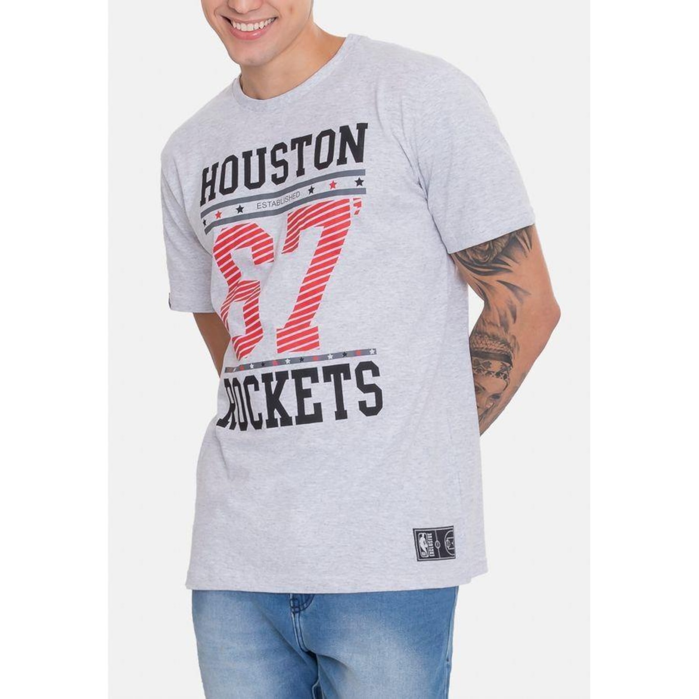 Camiseta NBA Color Year Houston Rockets - Masculina - Foto 1