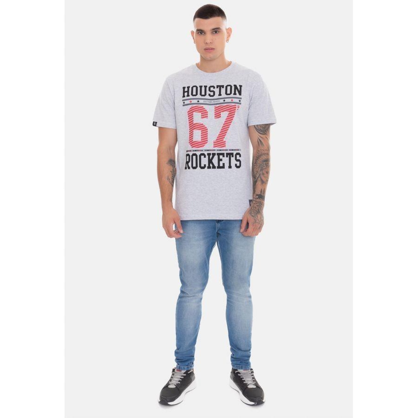 Camiseta NBA Color Year Houston Rockets - Masculina - Foto 3