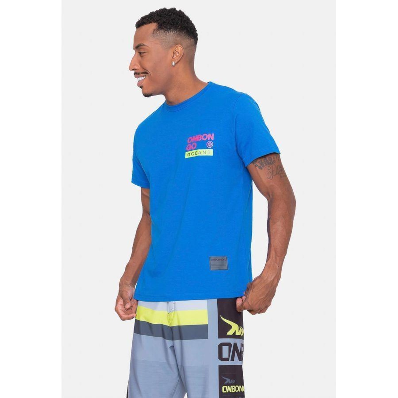 Camiseta Onbongo Ocean - Masculina - Foto 1