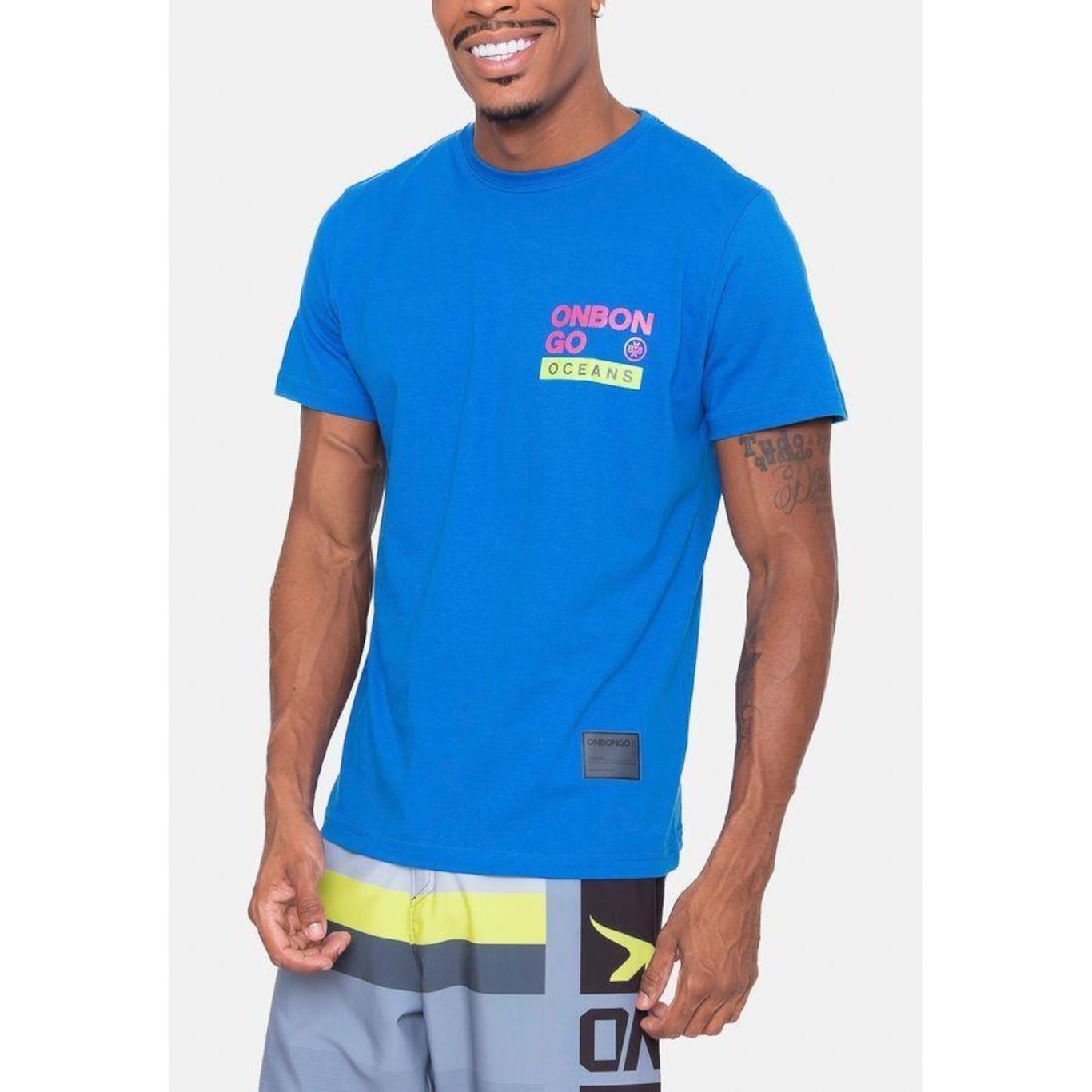 Camiseta Onbongo Ocean - Masculina - Foto 3