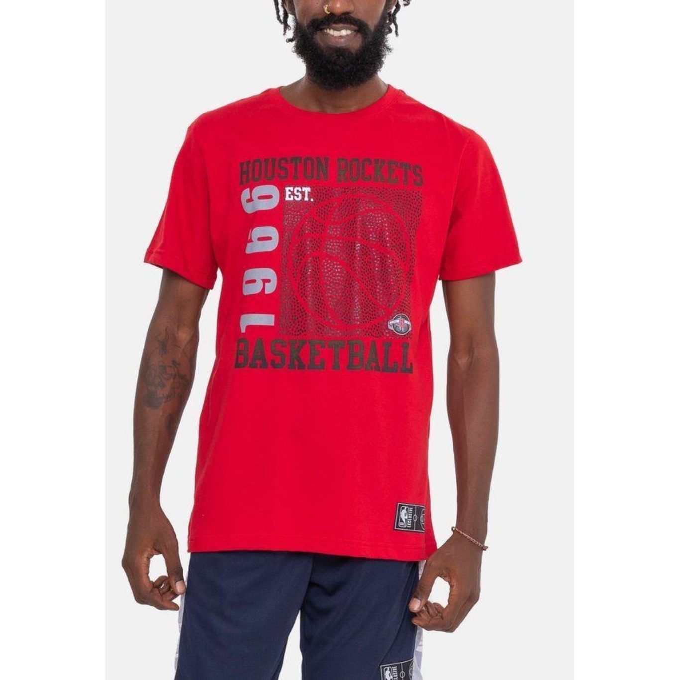 Camiseta Nba Since Time Houston Rockets - Masculina - Foto 3