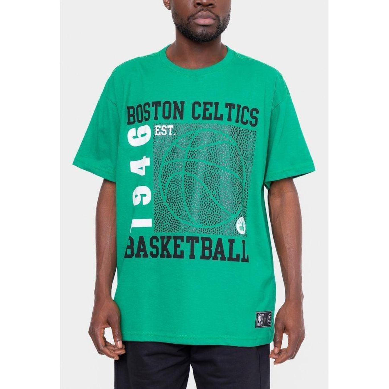 Camiseta Nba Plus Size Since Time Boston Celtics Nba - Masculina - Foto 3