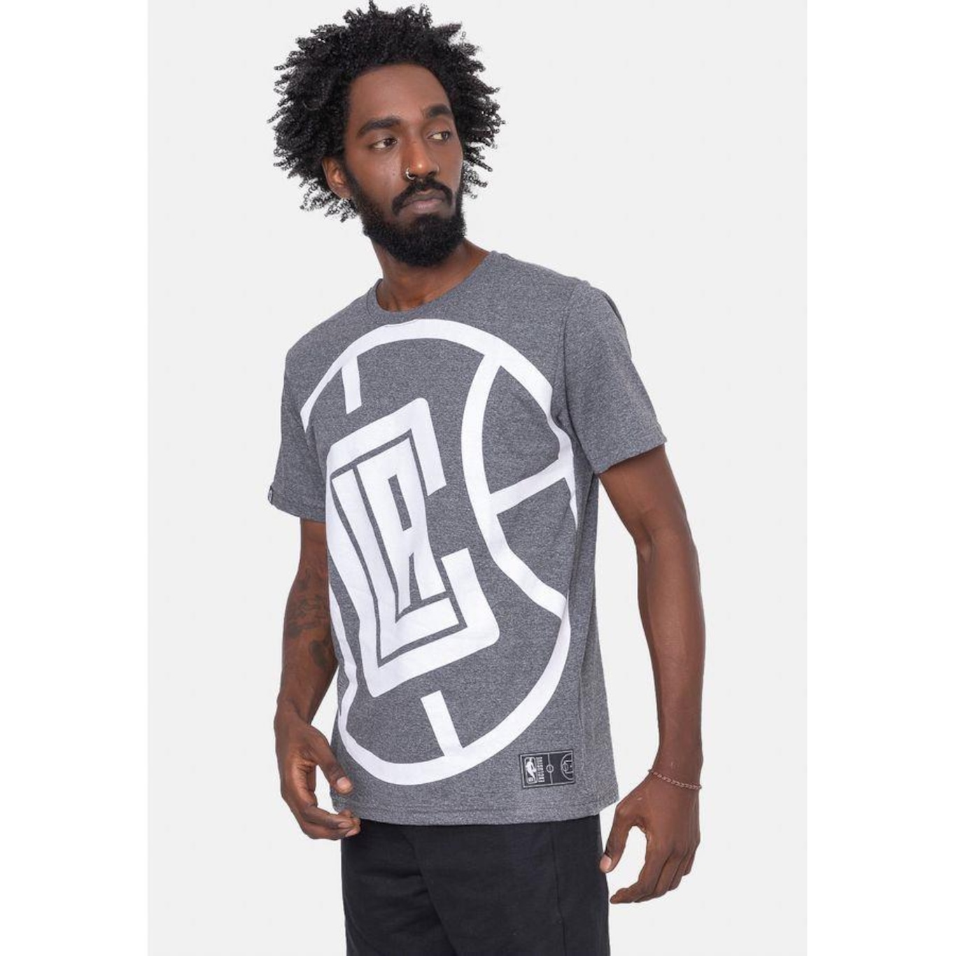 Camiseta NBA Maxi Logo Los Angeles Clippers - Masculina - Foto 1