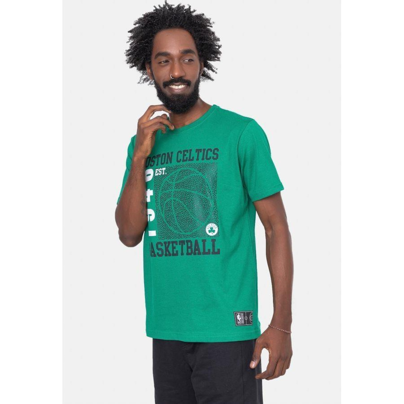 Camiseta NBA Since Time Boston Celtics - Masculina - Foto 1