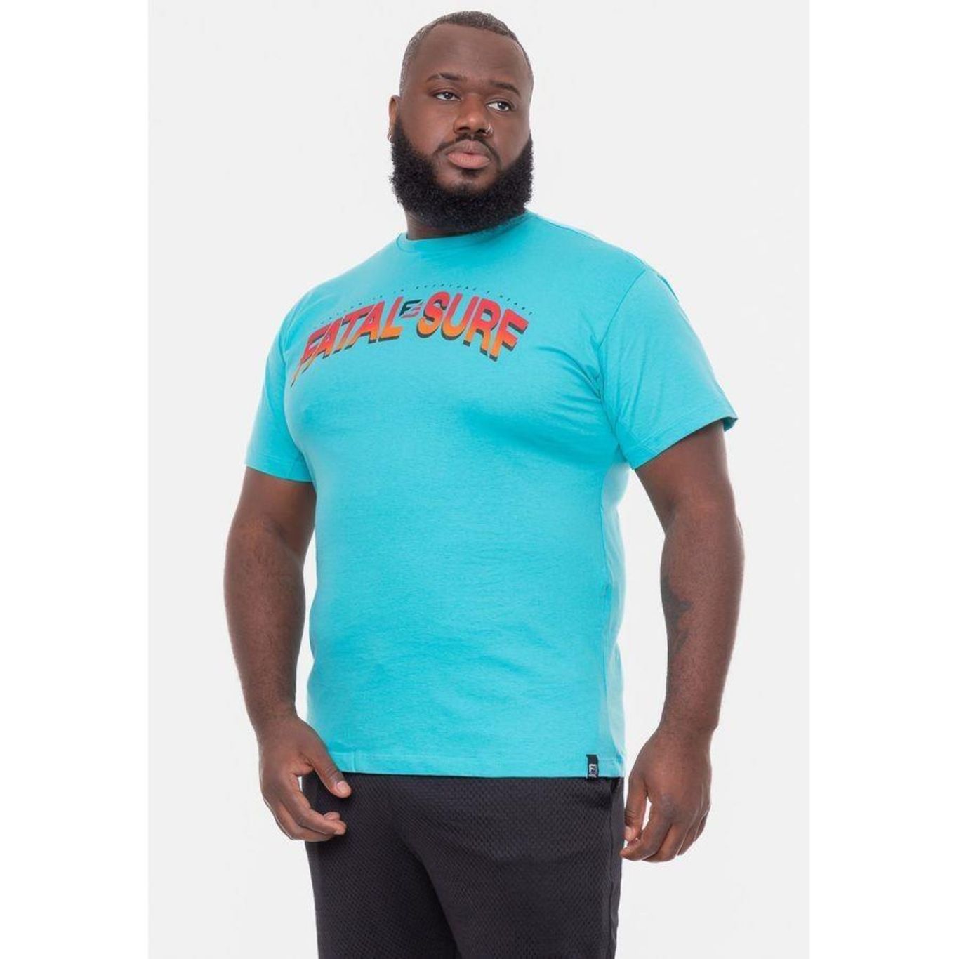 Camiseta Fatal Plus Size Heart - Masculina - Foto 4