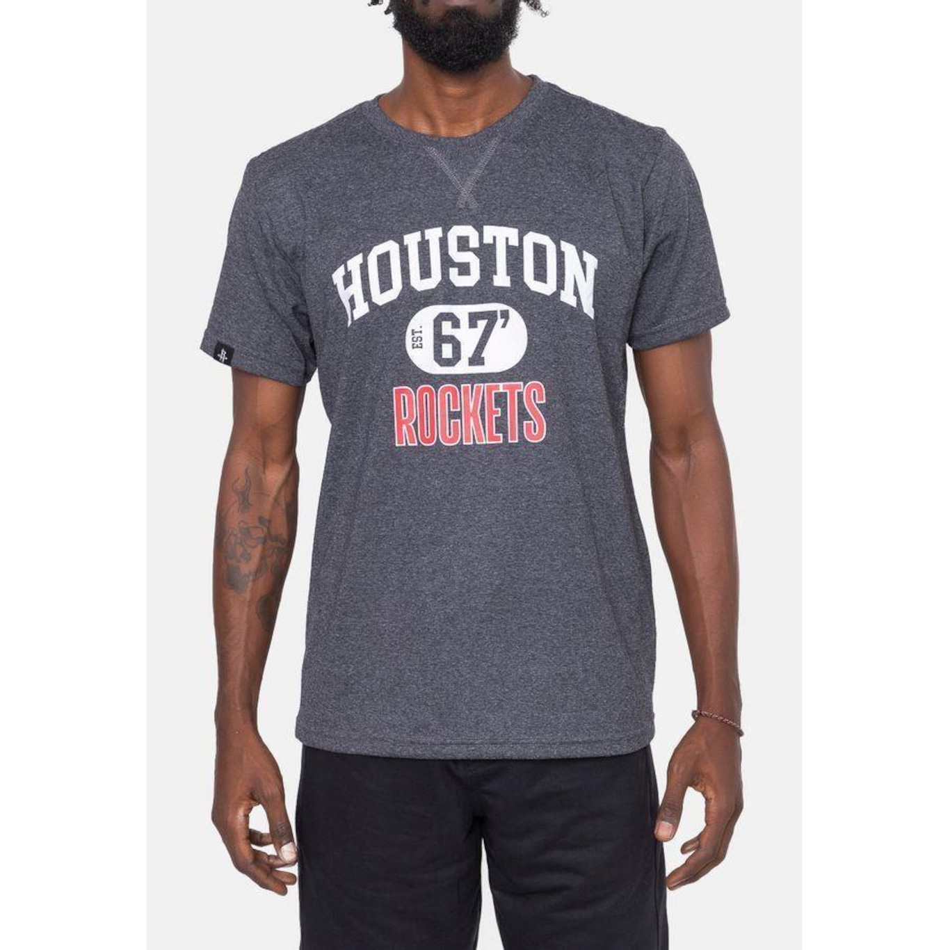 Camiseta NBA College Team Houston Rockets - Masculina - Foto 2