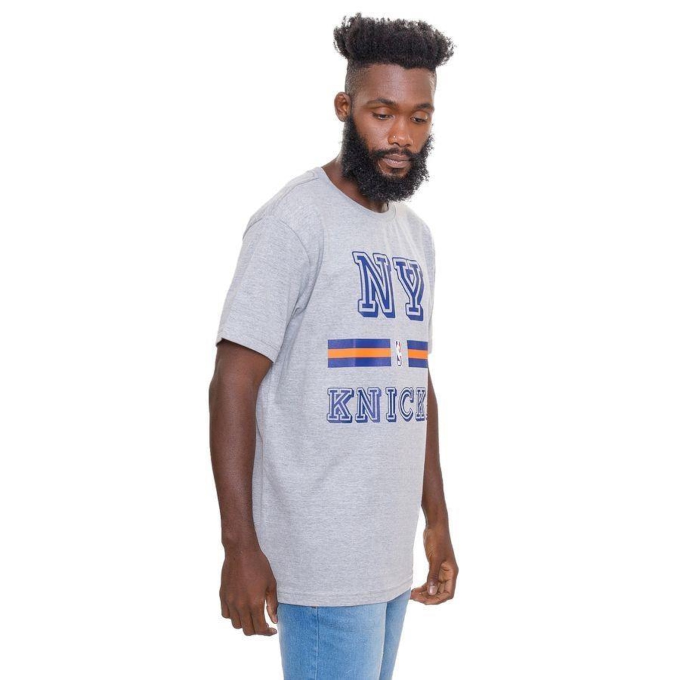 Camiseta NBA Color Stripes New York Knicks - Masculina em Promoção