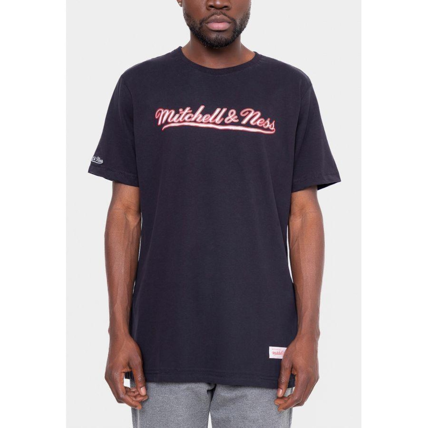 Camiseta Mitchell & Ness Branded Script - Masculina - Foto 2