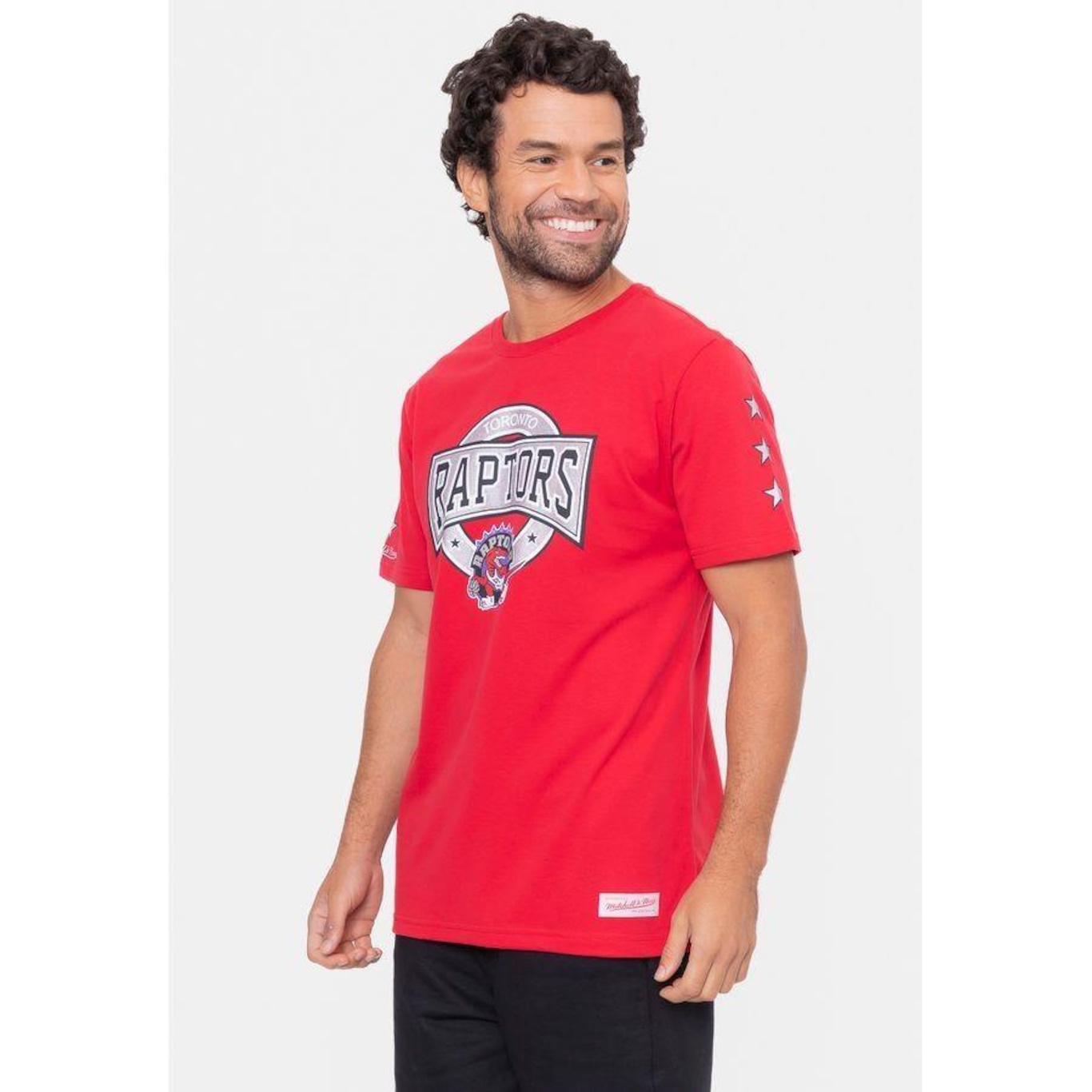 Camiseta Mitchell & Ness Team Star Toronto Raptors - Masculina - Foto 2