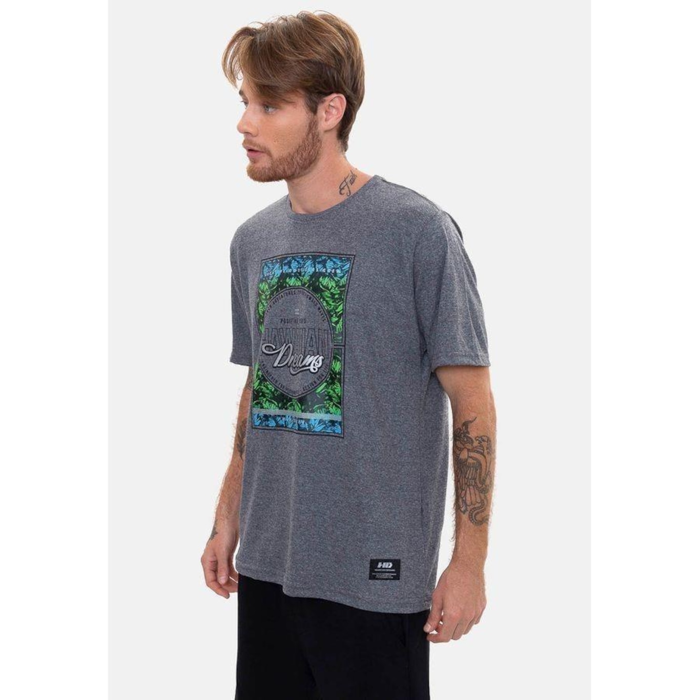 Camiseta HD Dark Skull - Masculina - Foto 1