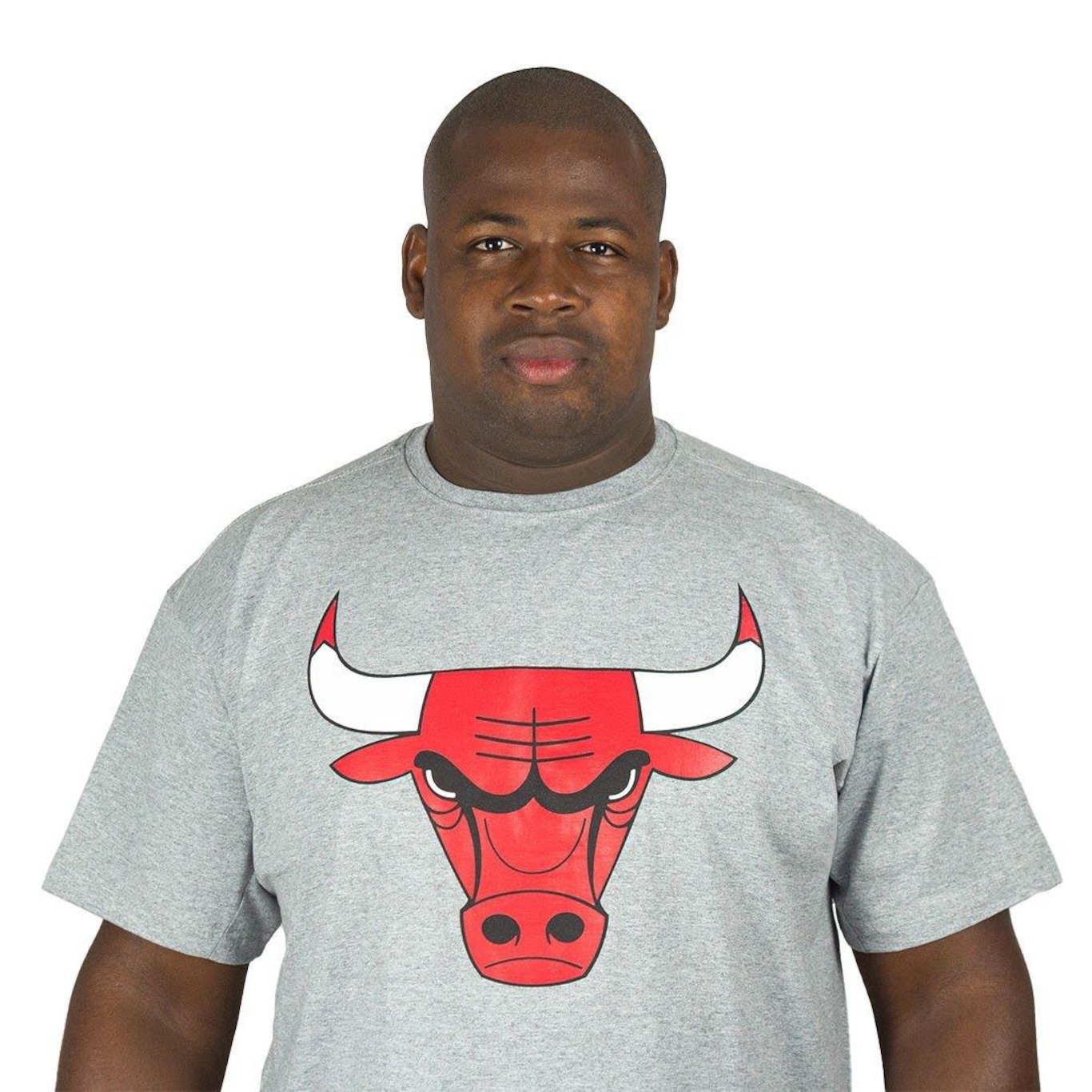 Camiseta Nba Plus Size Chicago Bulls - Masculino - Foto 3