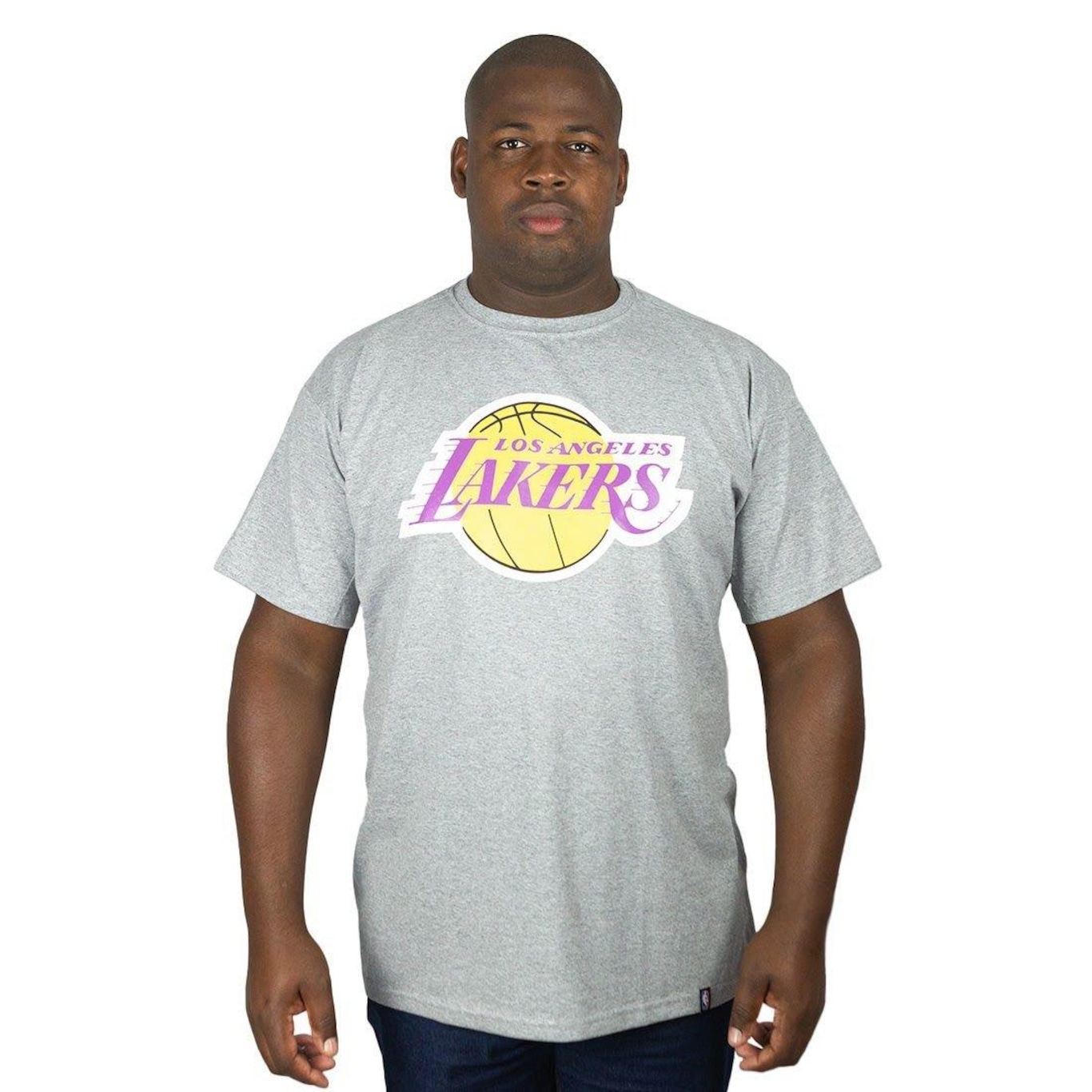 Camiseta Nba Plus Size Lakers - Masculino - Foto 1