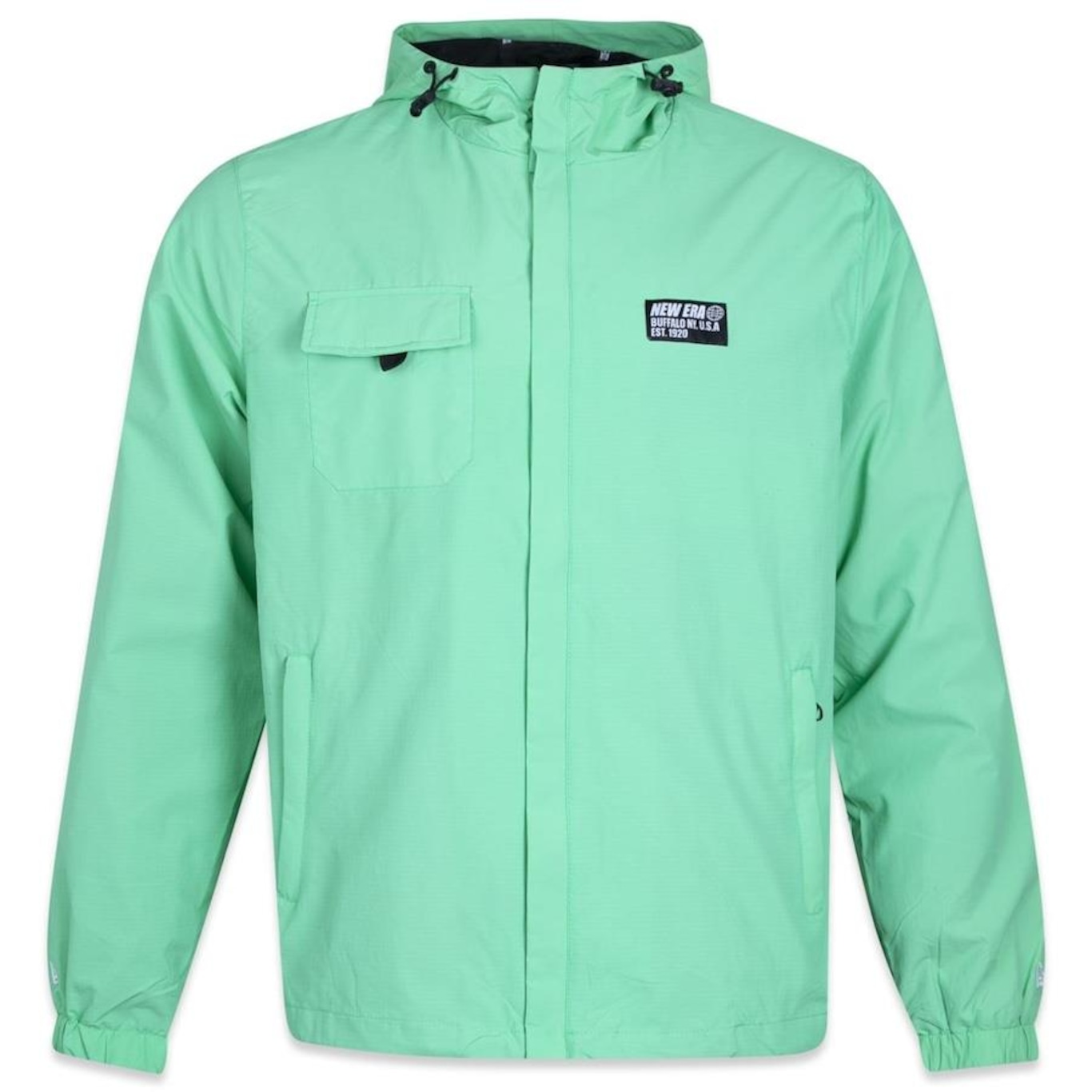 Jaqueta Corta Vento com Capuz New Era Windbreaker Offline Survivor - Masculino - Foto 1