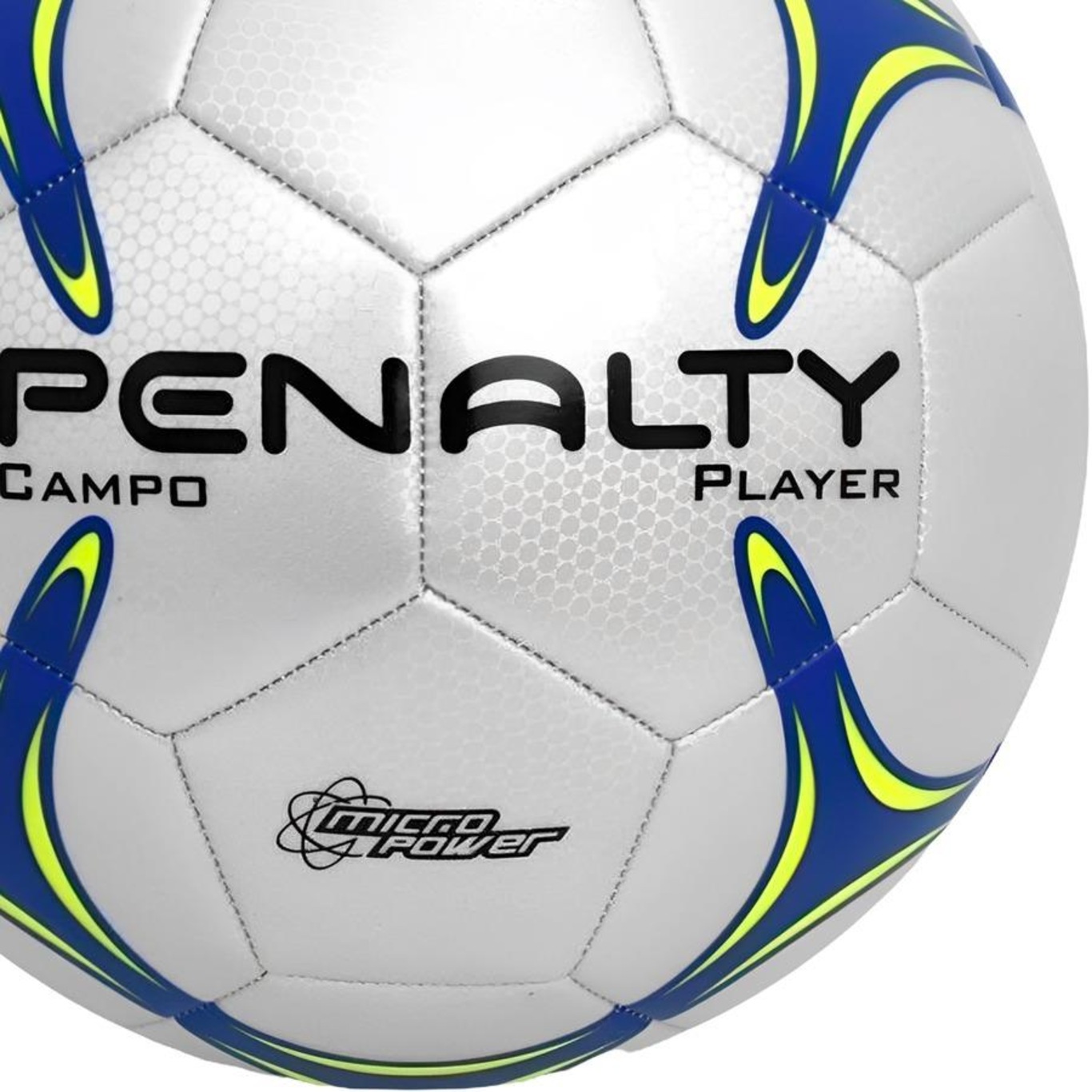 Bola de Futebol Campo Penalty Player XXI - Branco+Azul