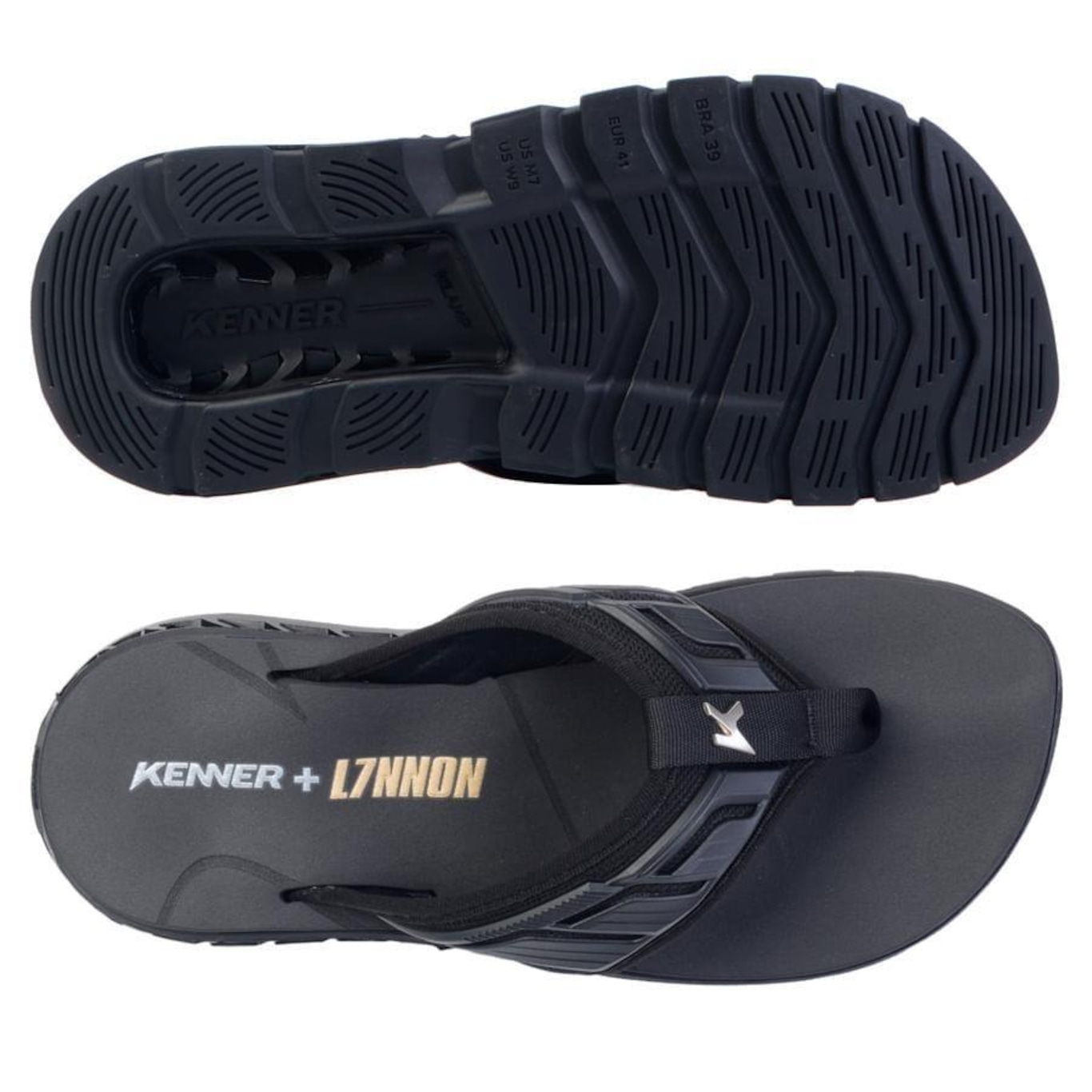 Chinelo Masculina Kenner Rakka Full Force L7 - Foto 5