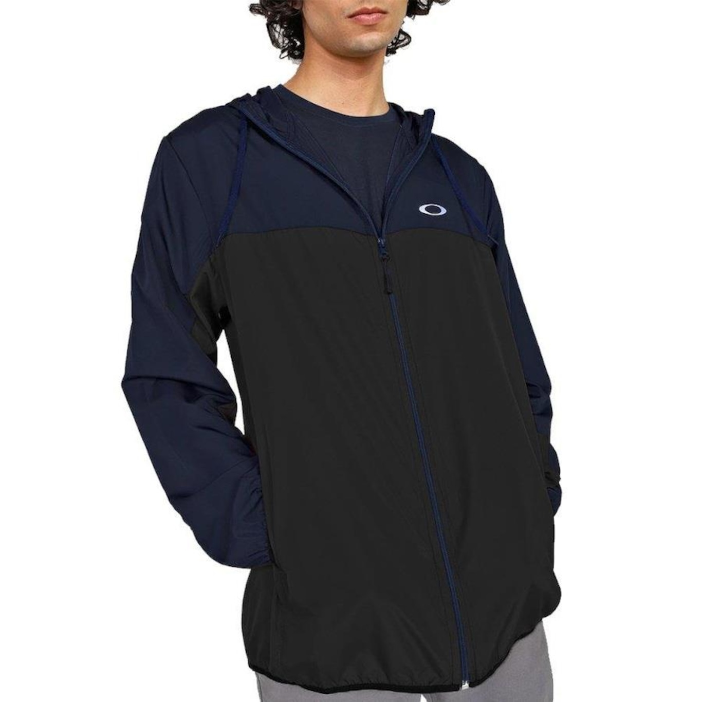 Jaqueta Corta Vento com Oakley Blocked Jacket - Masculina - Foto 1