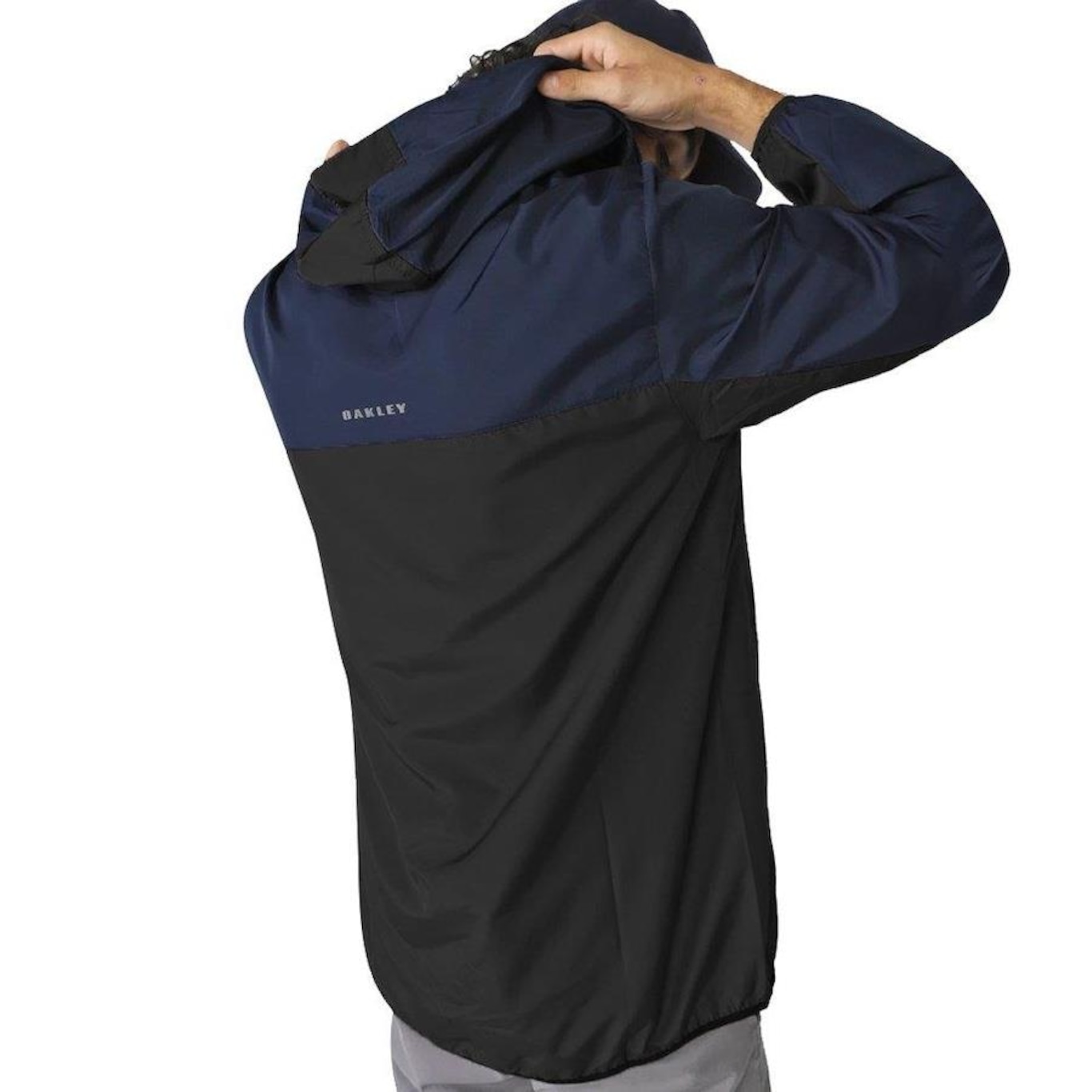 Jaqueta Corta Vento com Oakley Blocked Jacket - Masculina - Foto 3