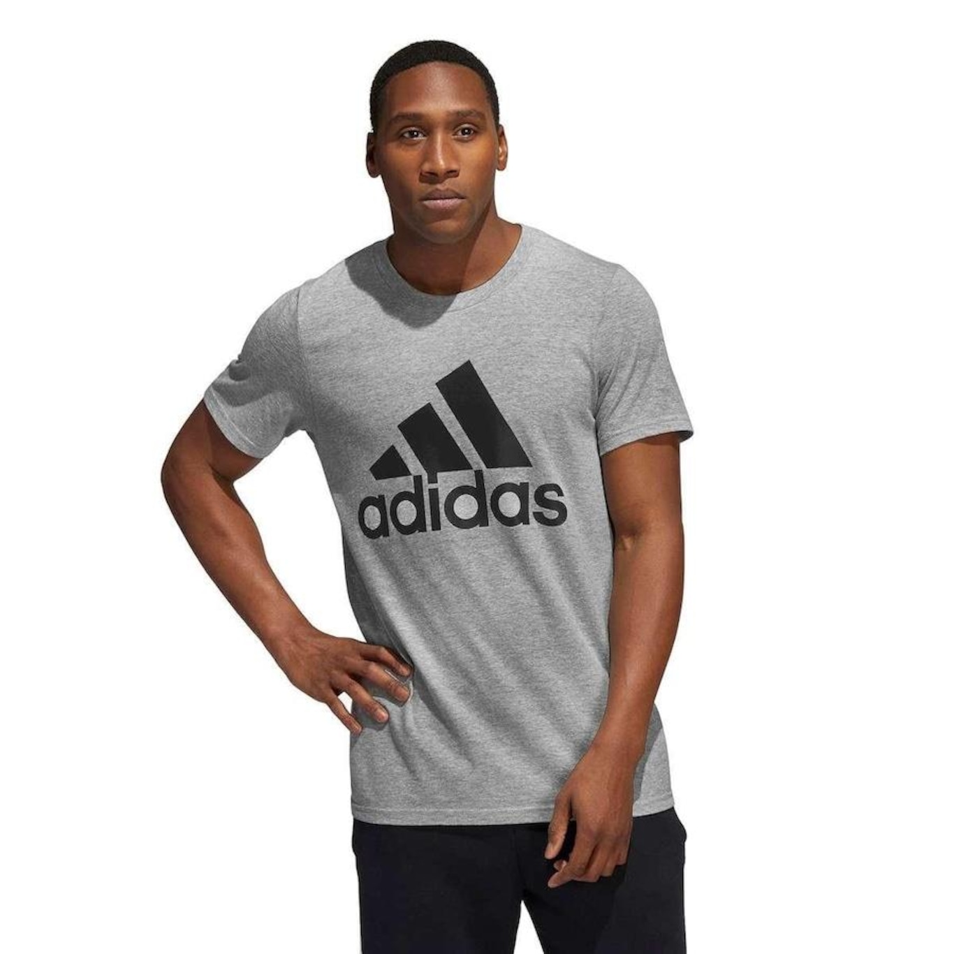 Camiseta adidas Logo - Masculina - Foto 1