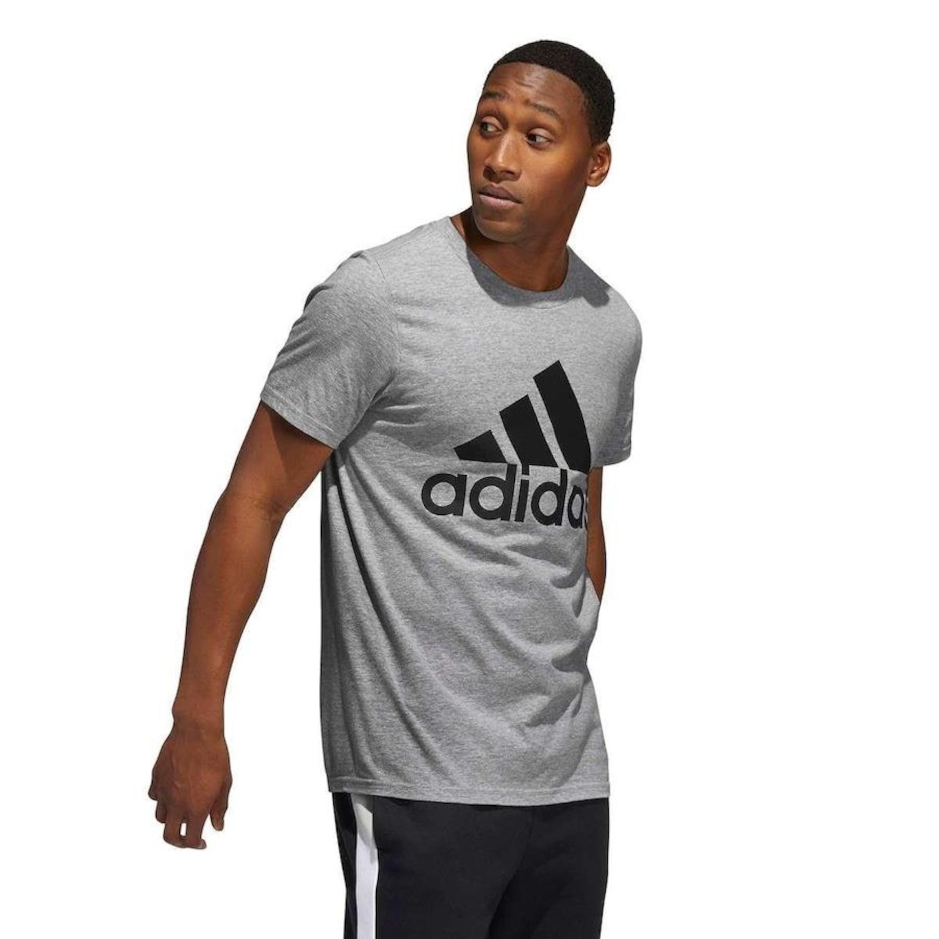 Camiseta adidas Logo - Masculina - Foto 5