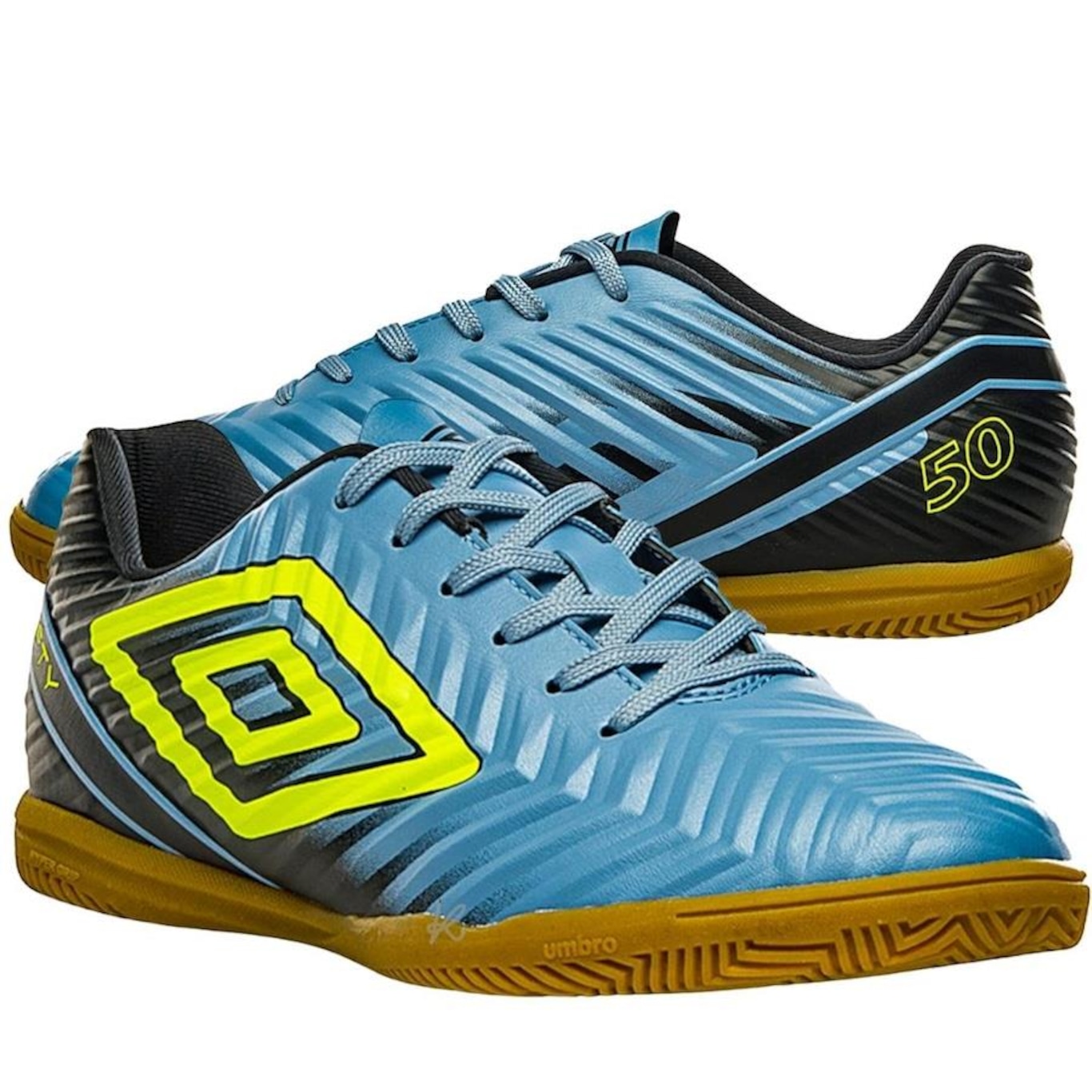 Chuteira Futsal Umbro Fifty V + Meias - Adulto - Foto 2