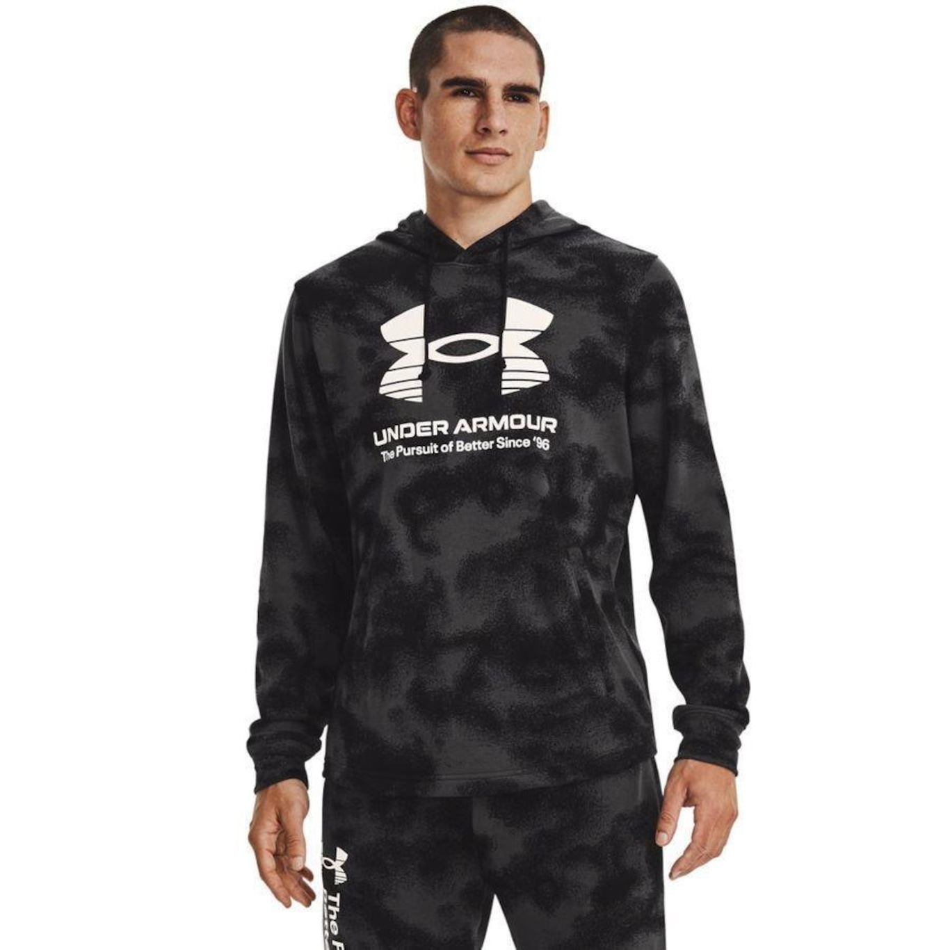 Blusão de Moletom Under Armour Rival Terry Novelty Hd - Masculino - Foto 1