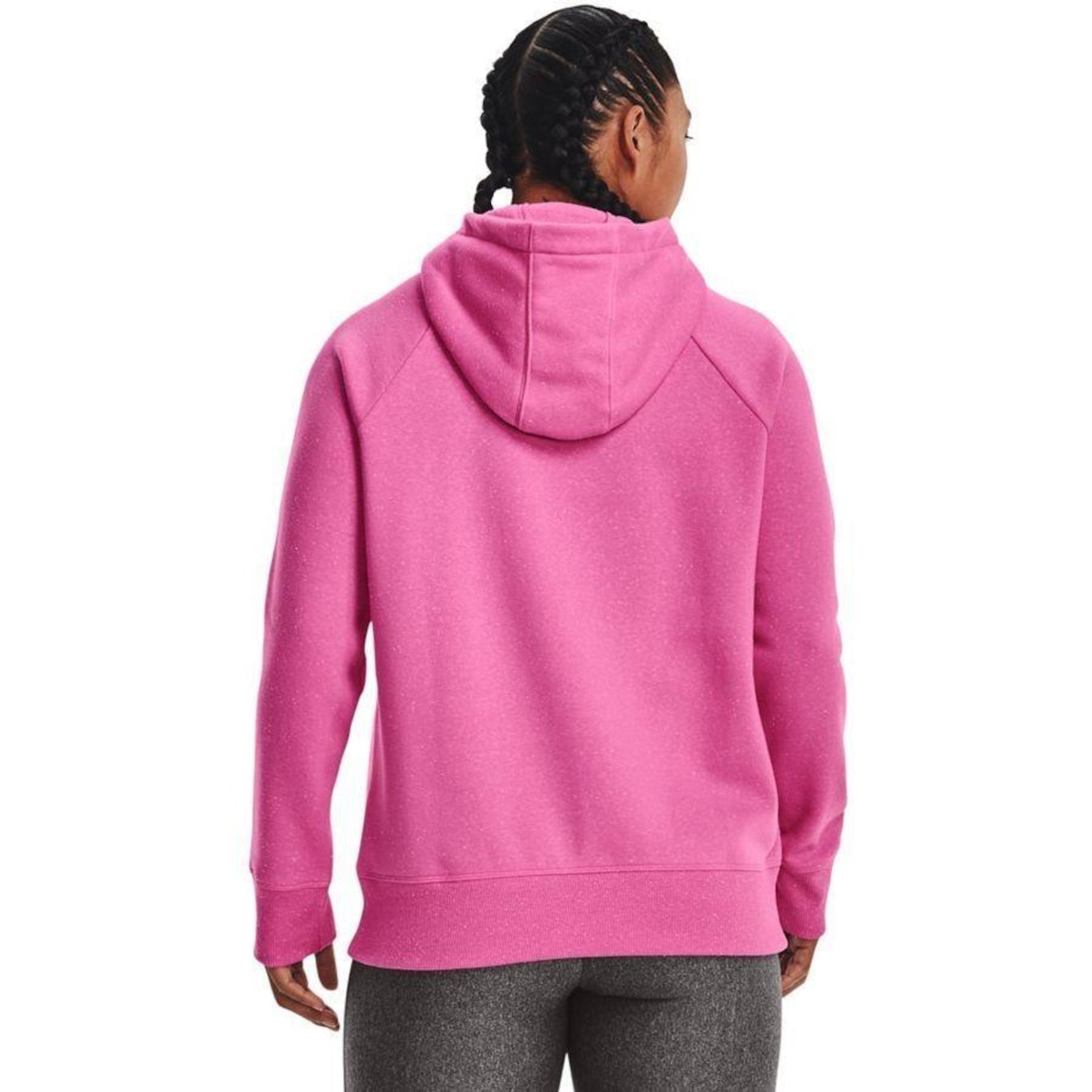 Blusão de Moletom Under Armour Rival Fleece Logo Hoodie - Feminino - Foto 5