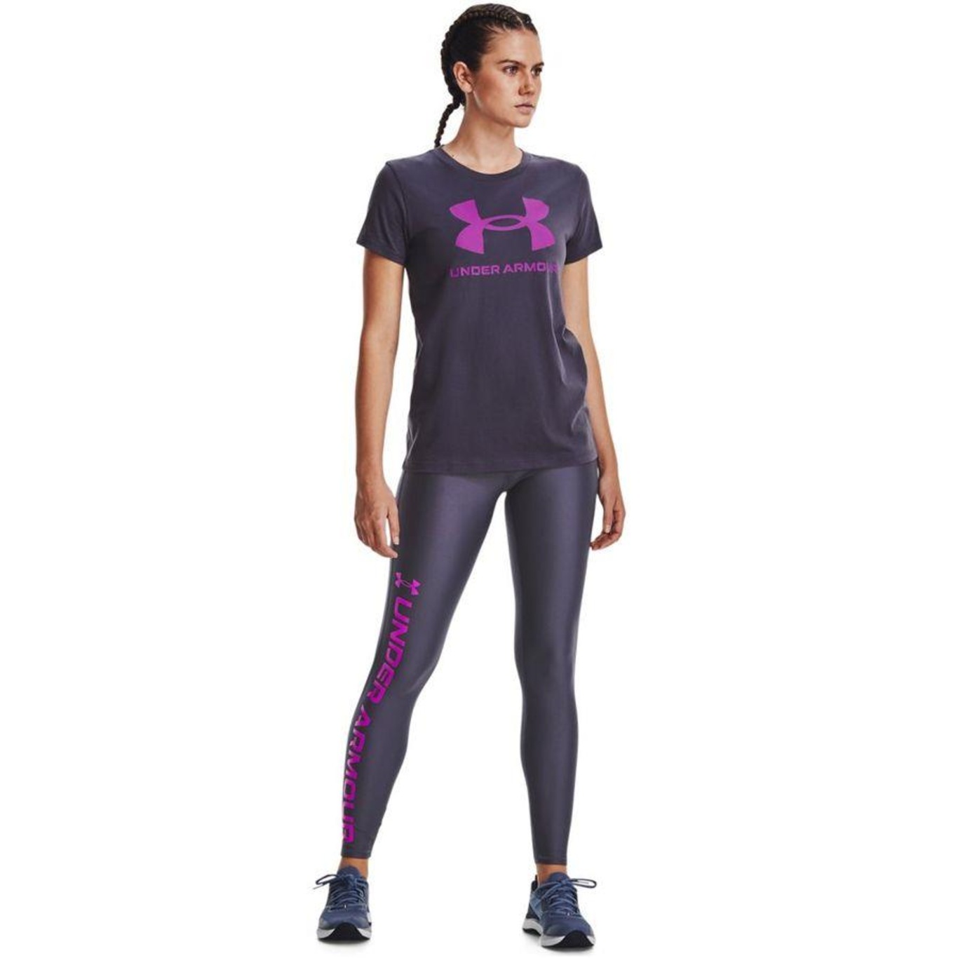 Calça Legging Under Armour Branded - Feminina - Foto 5