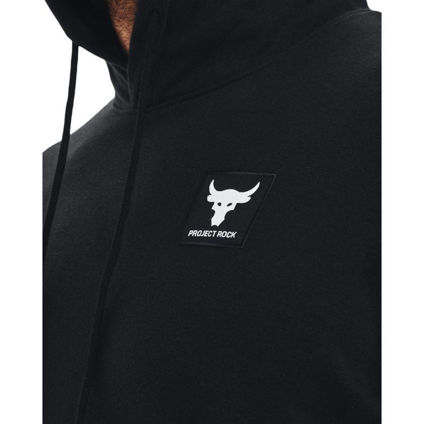 Blusão de Moletom Under Armour Project Rock Terry Hoodie - Masculino - Foto 1