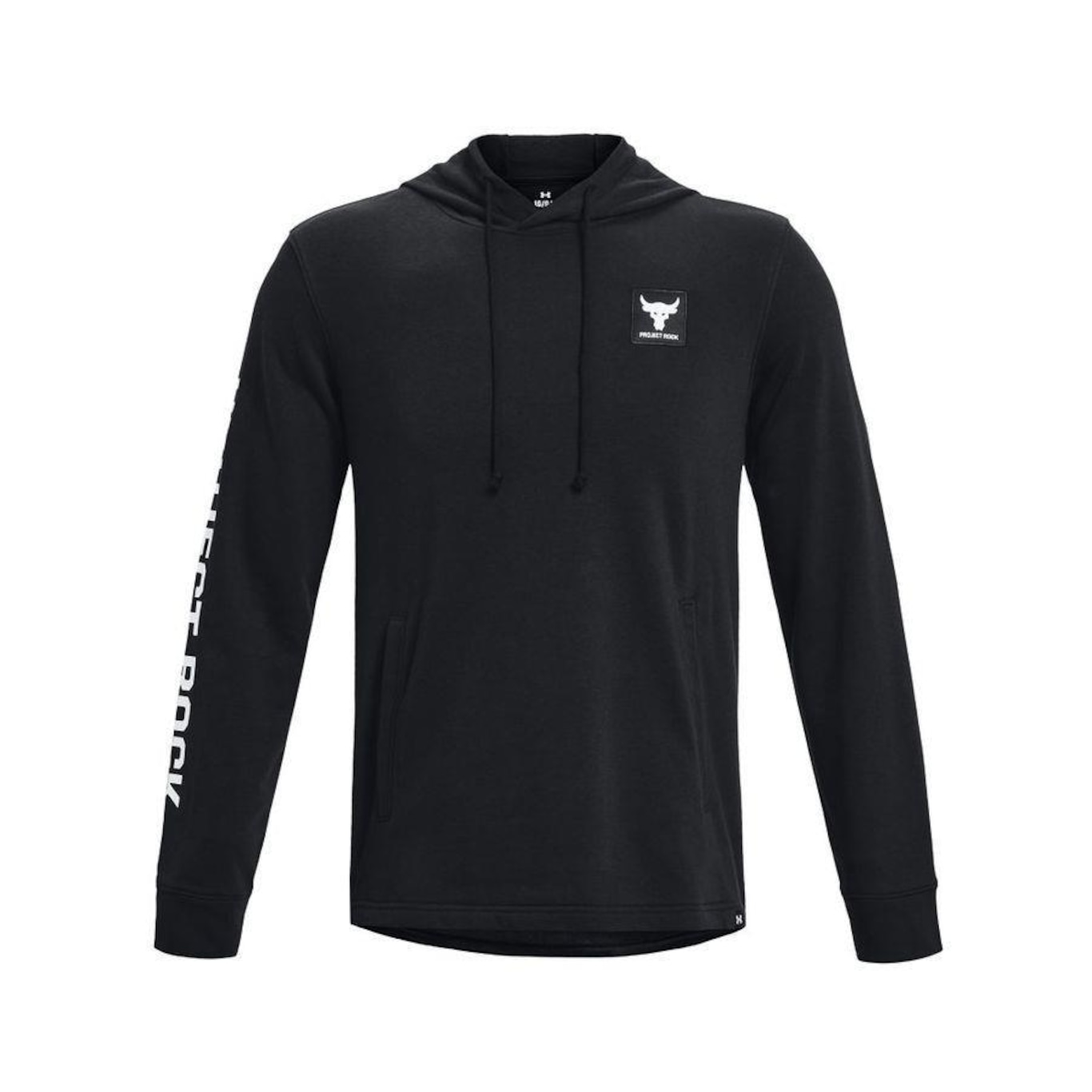 Blusão de Moletom Under Armour Project Rock Terry Hoodie - Masculino - Foto 3