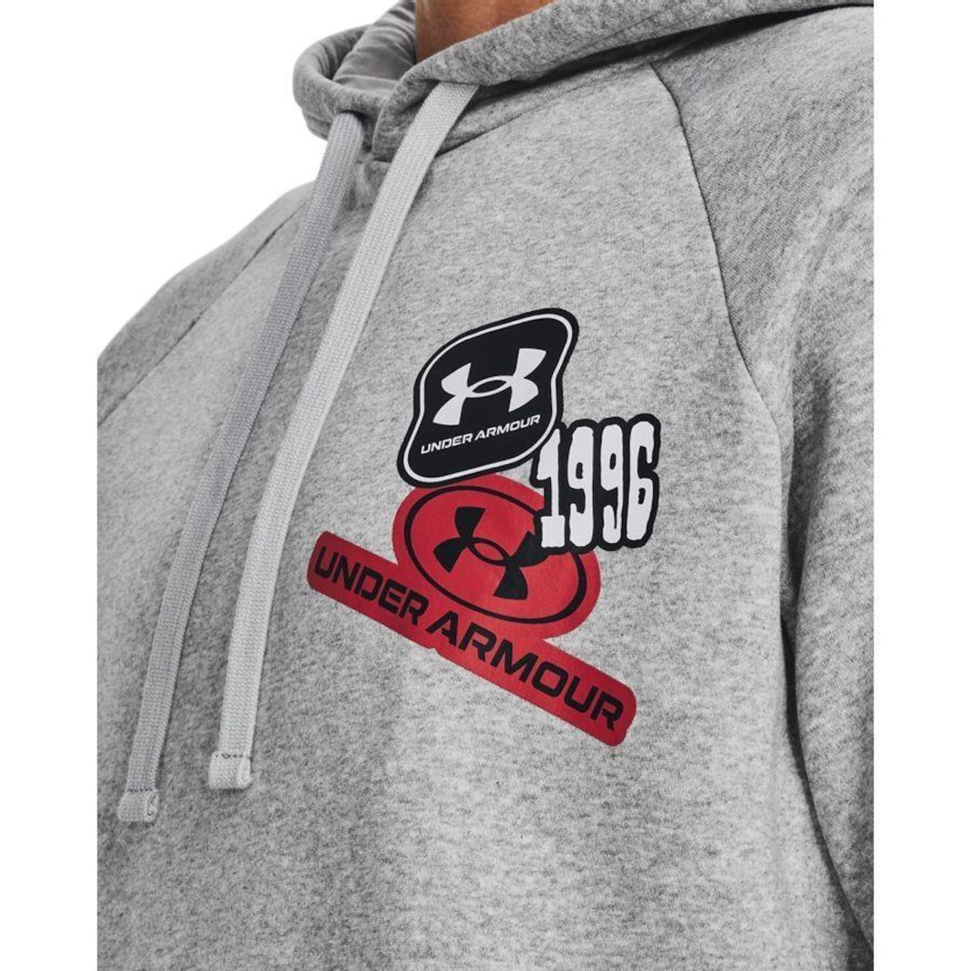 Blusão de Moletom Under Armour Hoddie Rival Fleece Graphic - Masculino - Foto 3