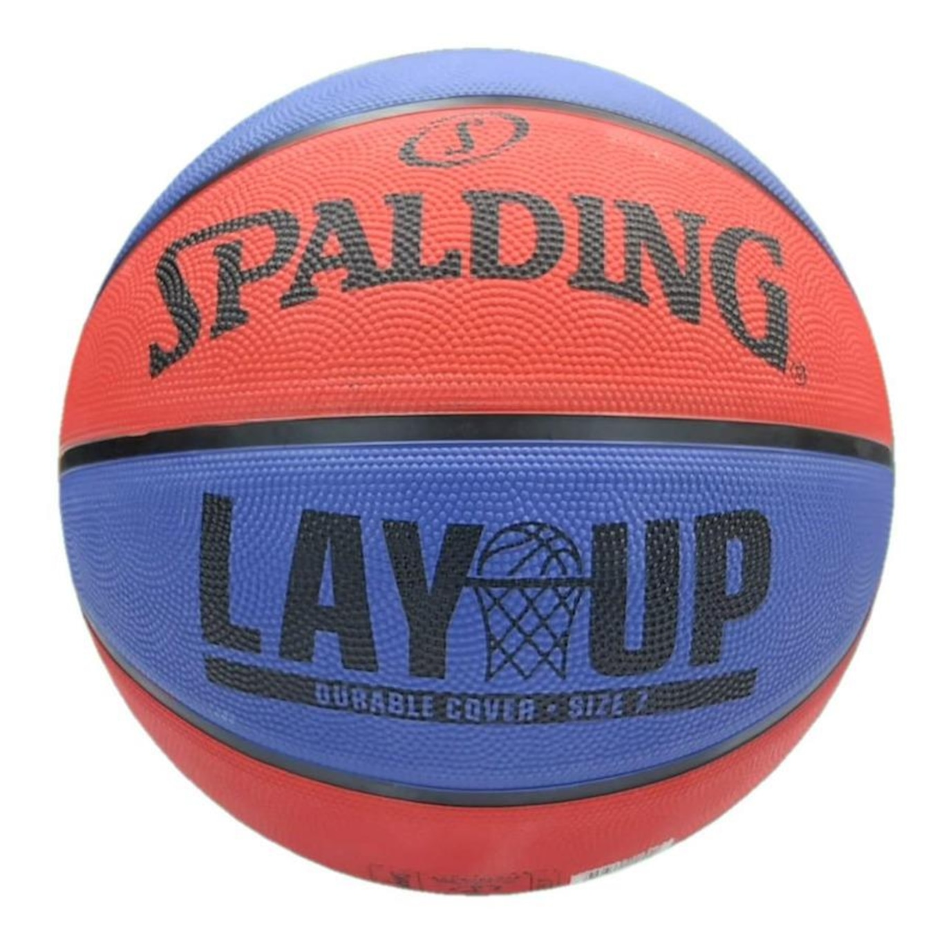Mini Bola De Basquete Spalding - Lay Up - Borracha - Laranja